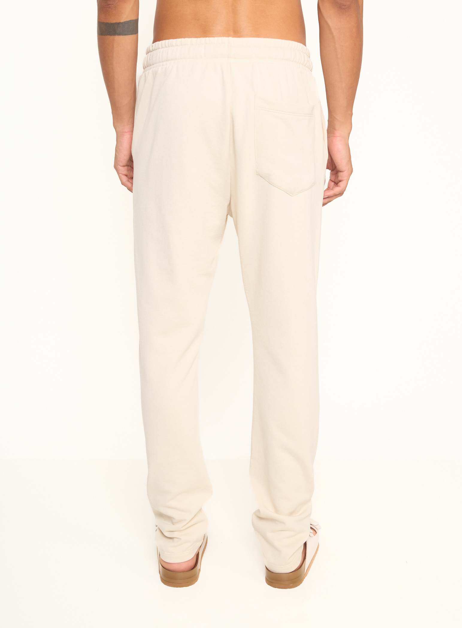CALÇA MOLETOM G BEGE TAUPE