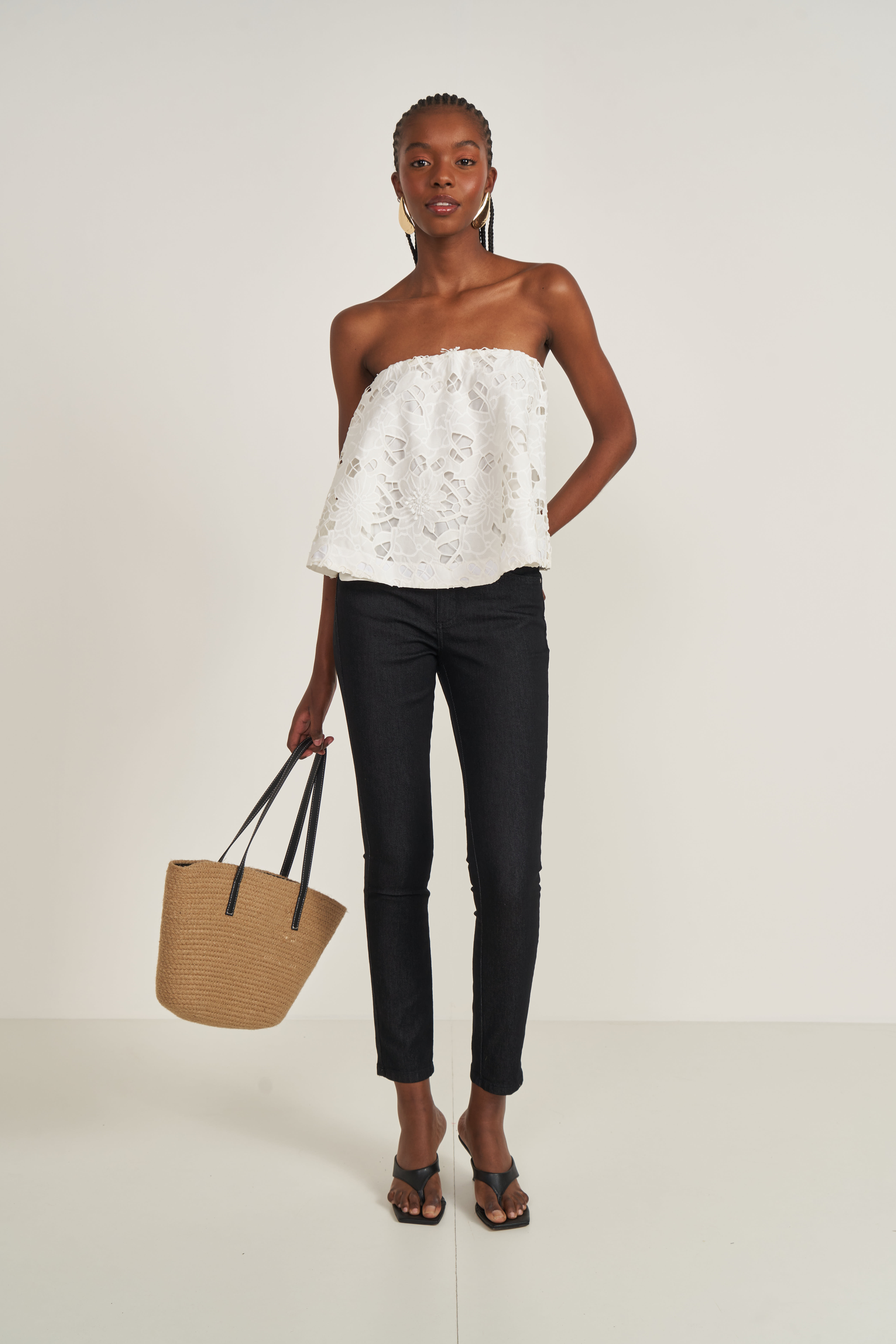 CALÇA JEANS BIA 40 IND.PRETO