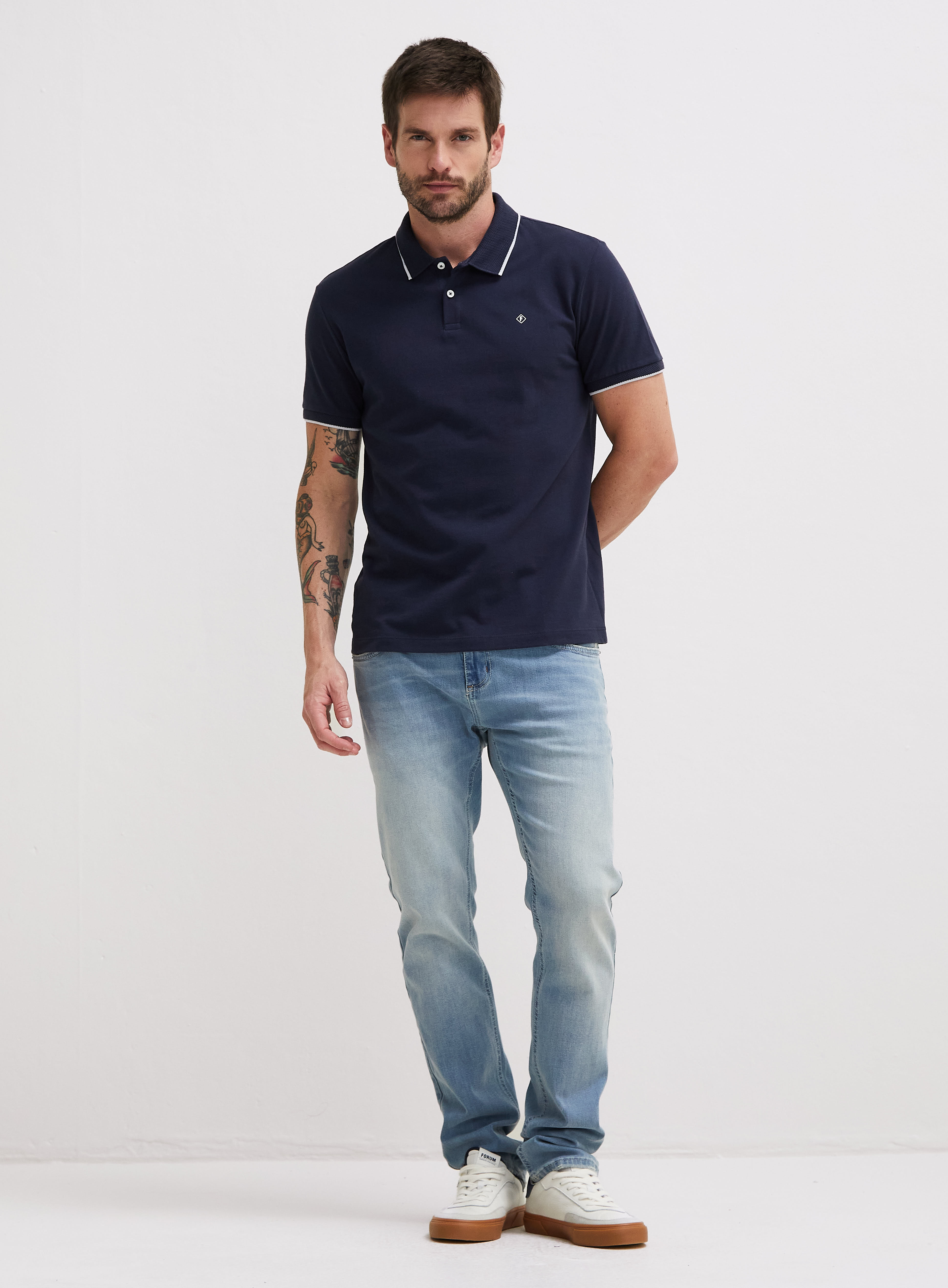 POLO FORUM GG AZUL OLYMPIC