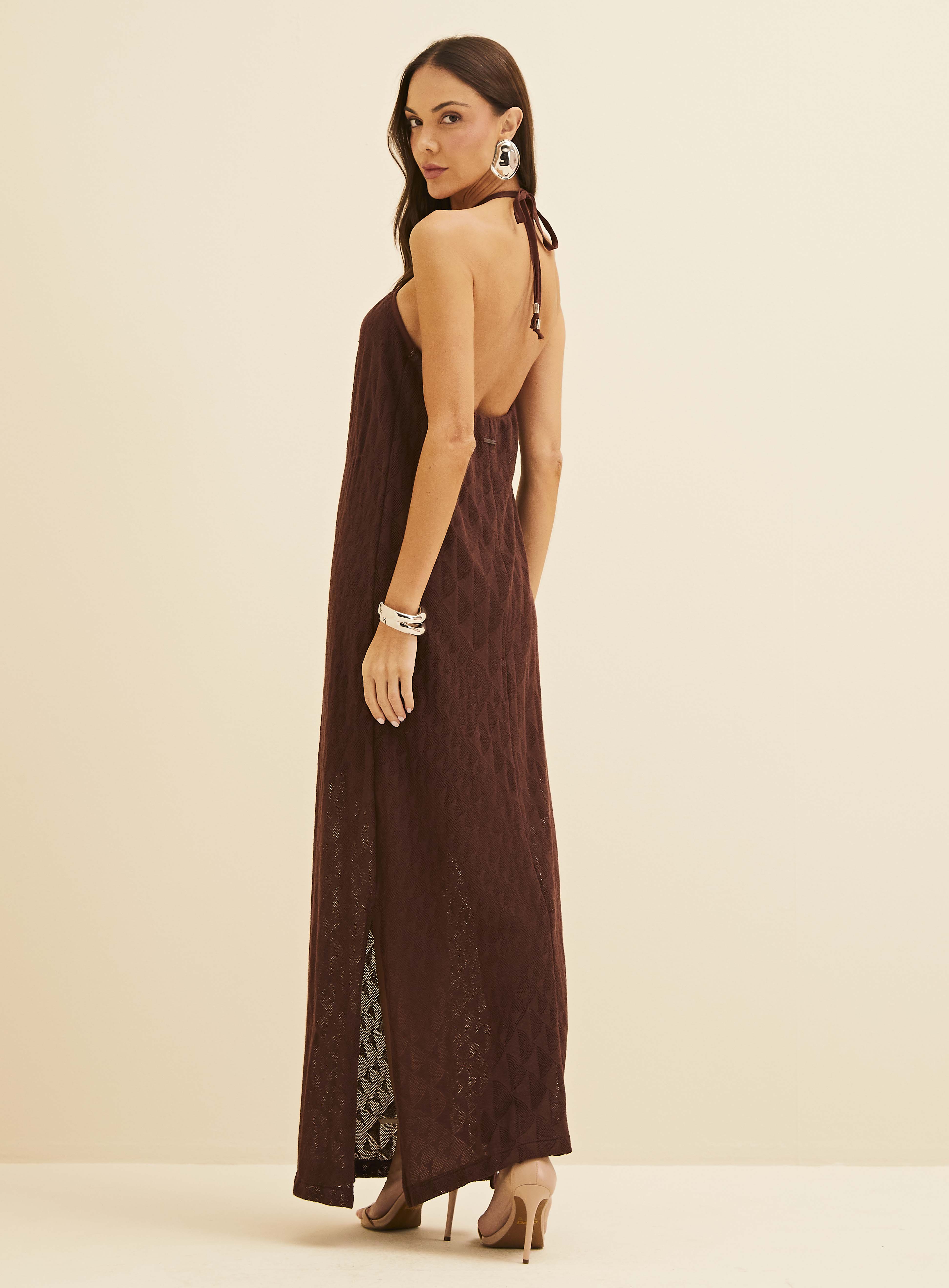 VESTIDO FORUM M MARROM UNDERGROUND