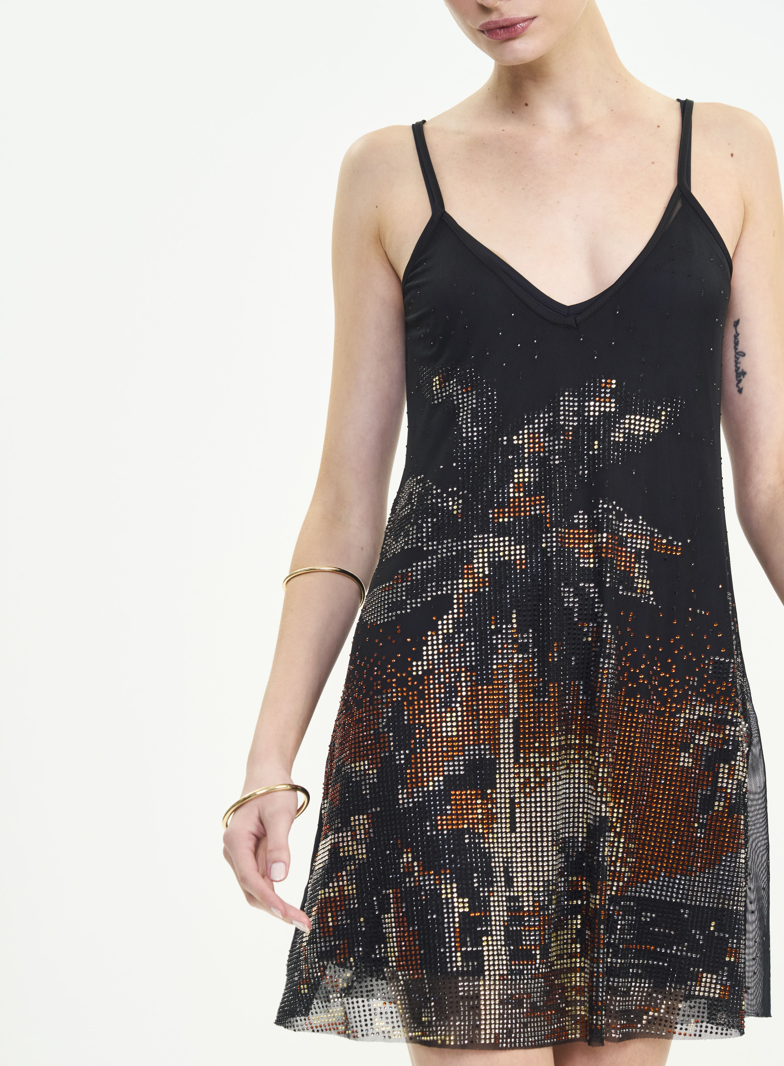 VESTIDO TULE M PRETO