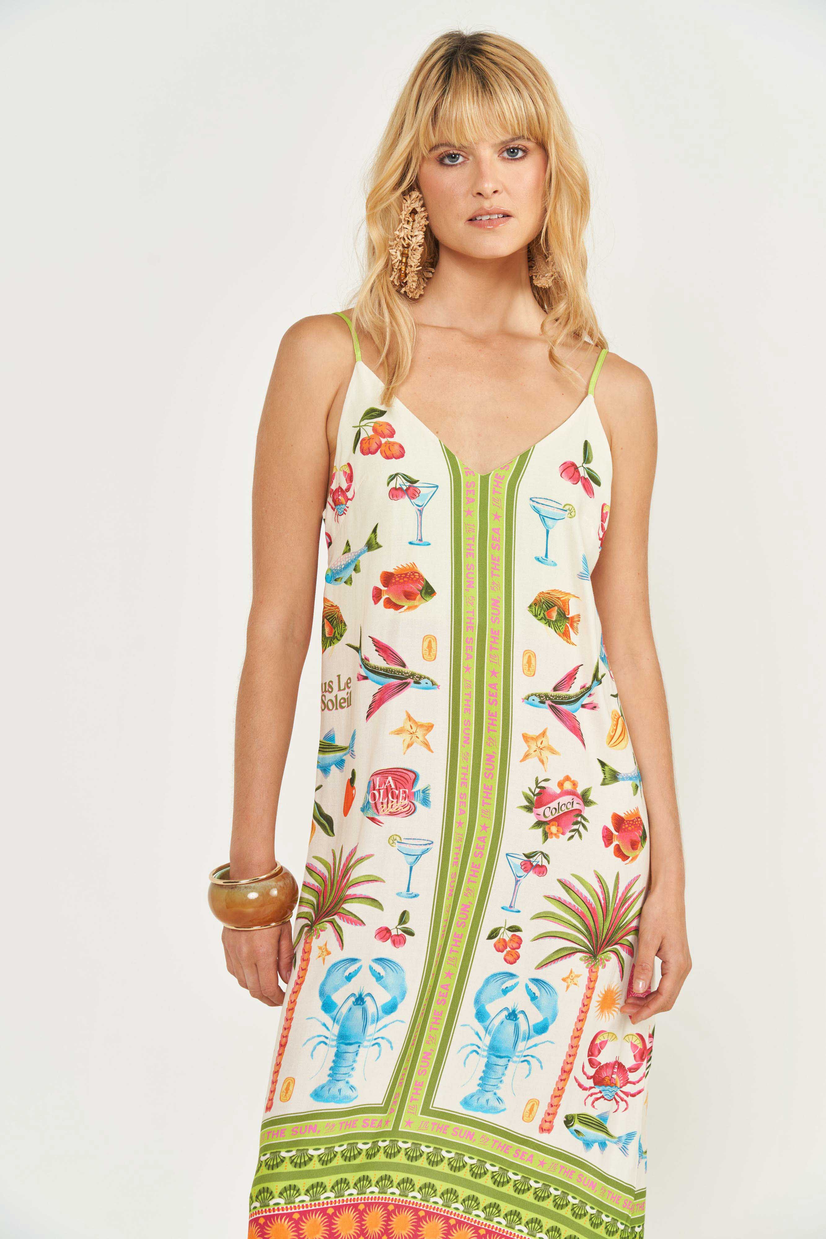 VESTIDO ESTAMPADO G FRUTO.E FRUT.II