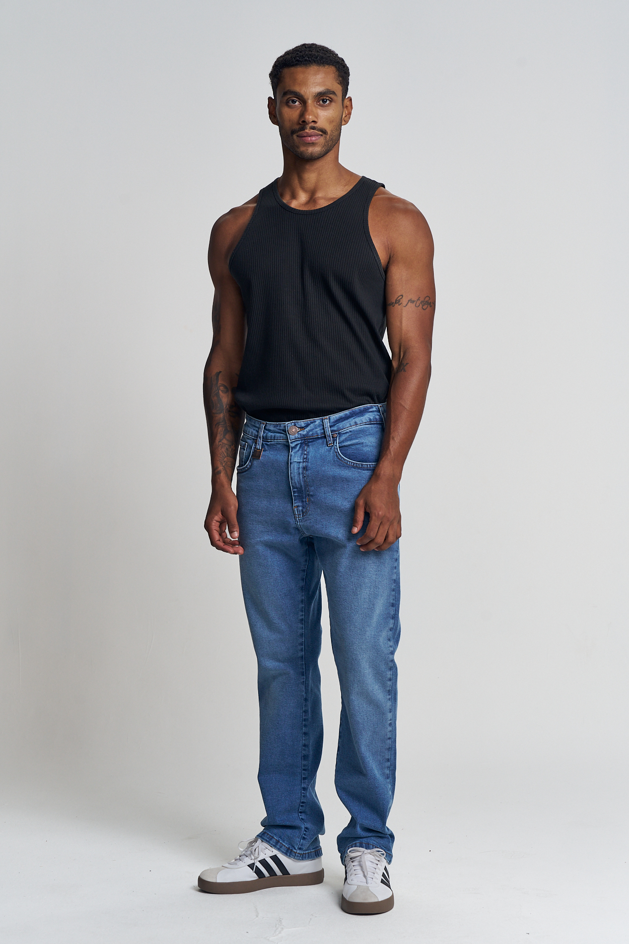 CALÇA JEANS LEO 42 INDIGO