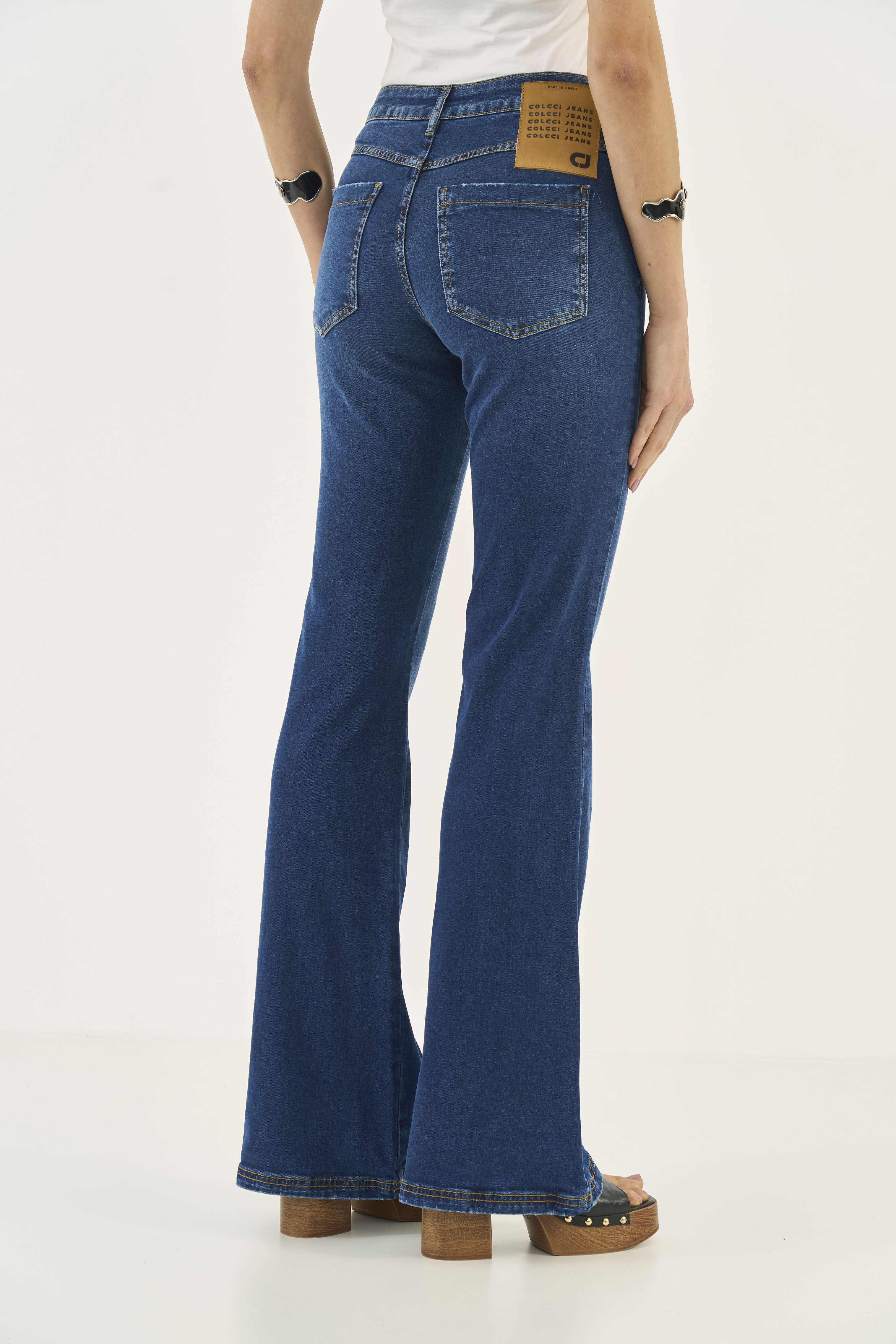 CALÇA JEANS NOVA YORK FLARE 34 INDIGO