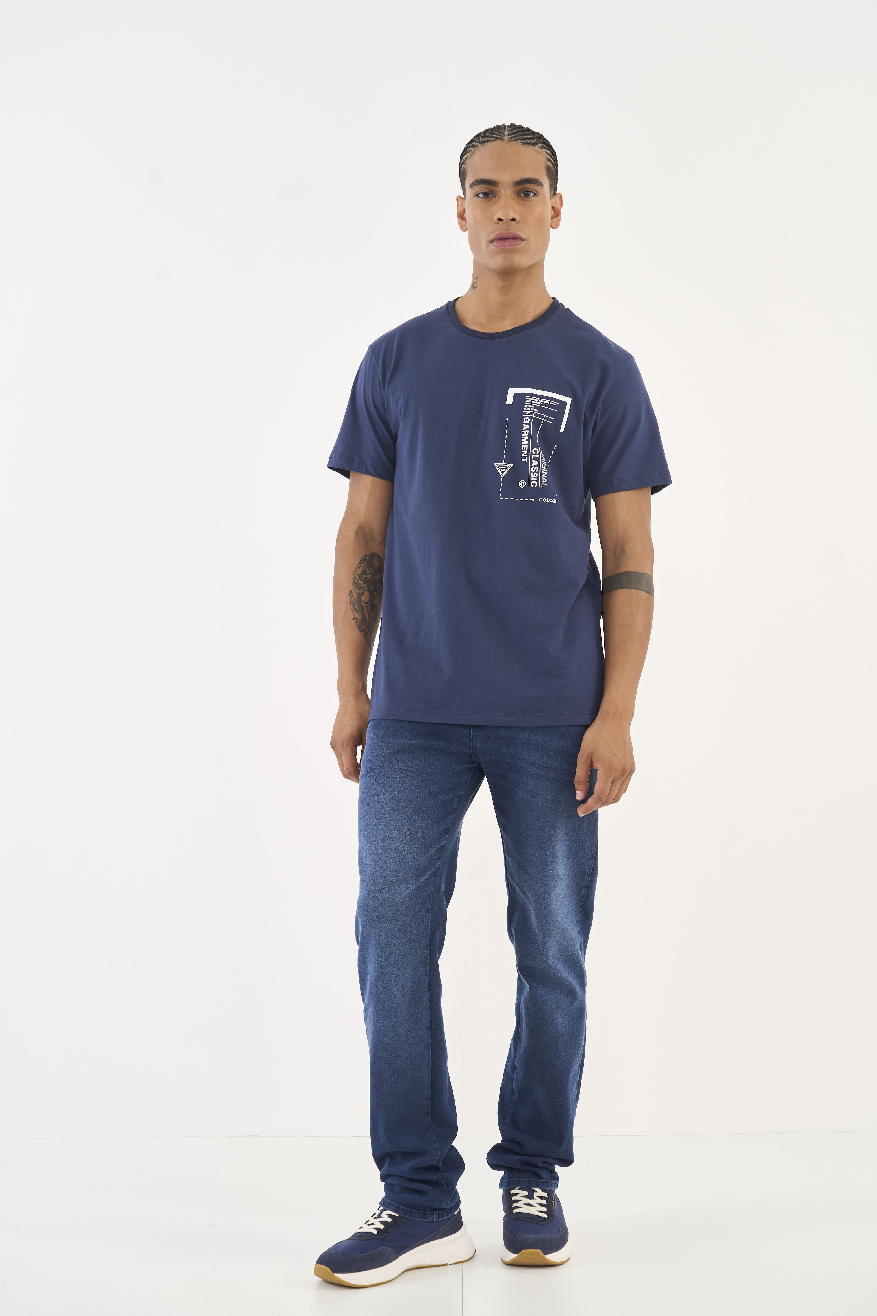 CALÇA JEANS ALEX 44 INDIGO