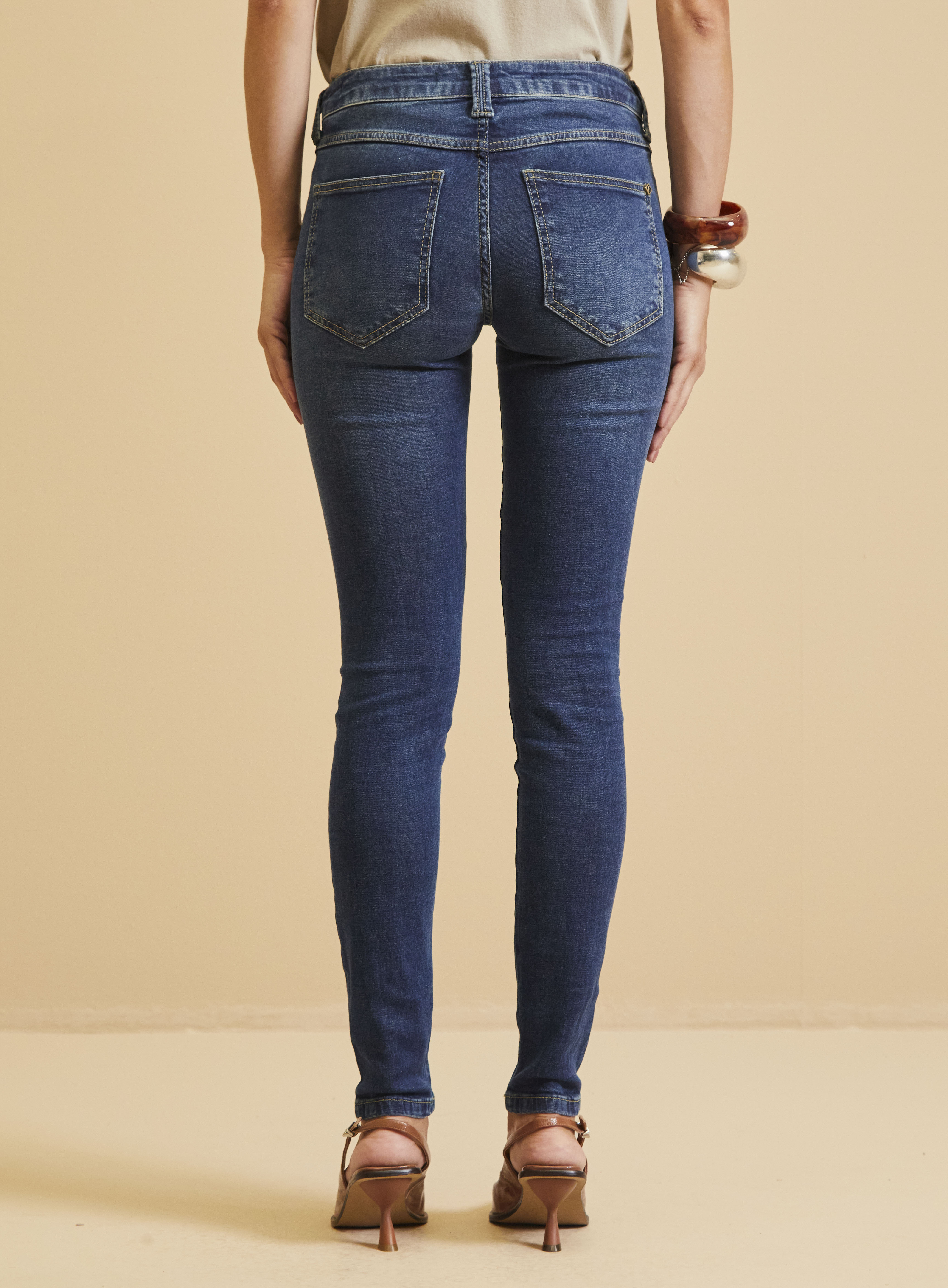 CALÇA JEANS MARISA SKINNY 38 INDIGO