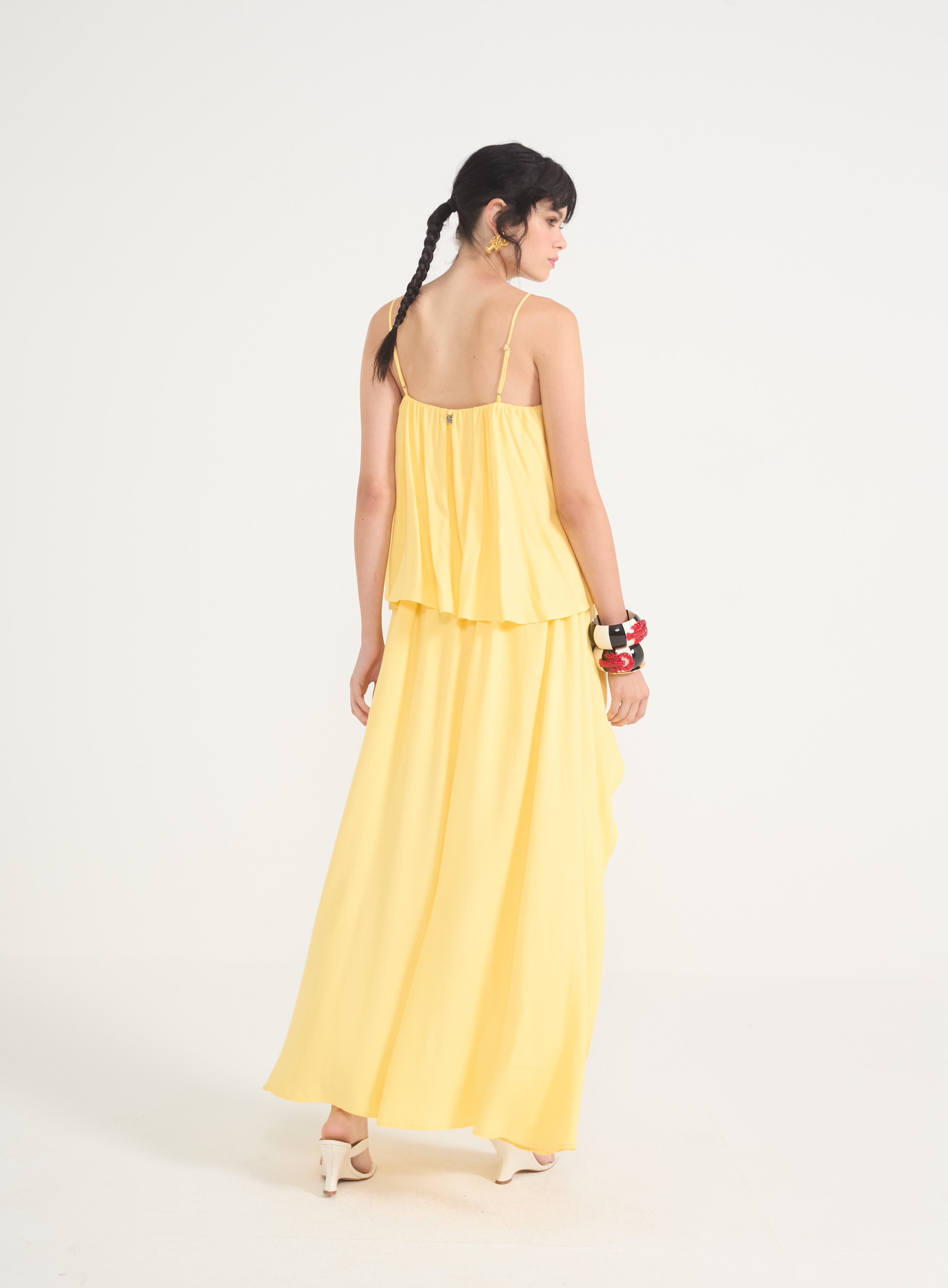 VESTIDO COLCCI P AMARELO CORNISH