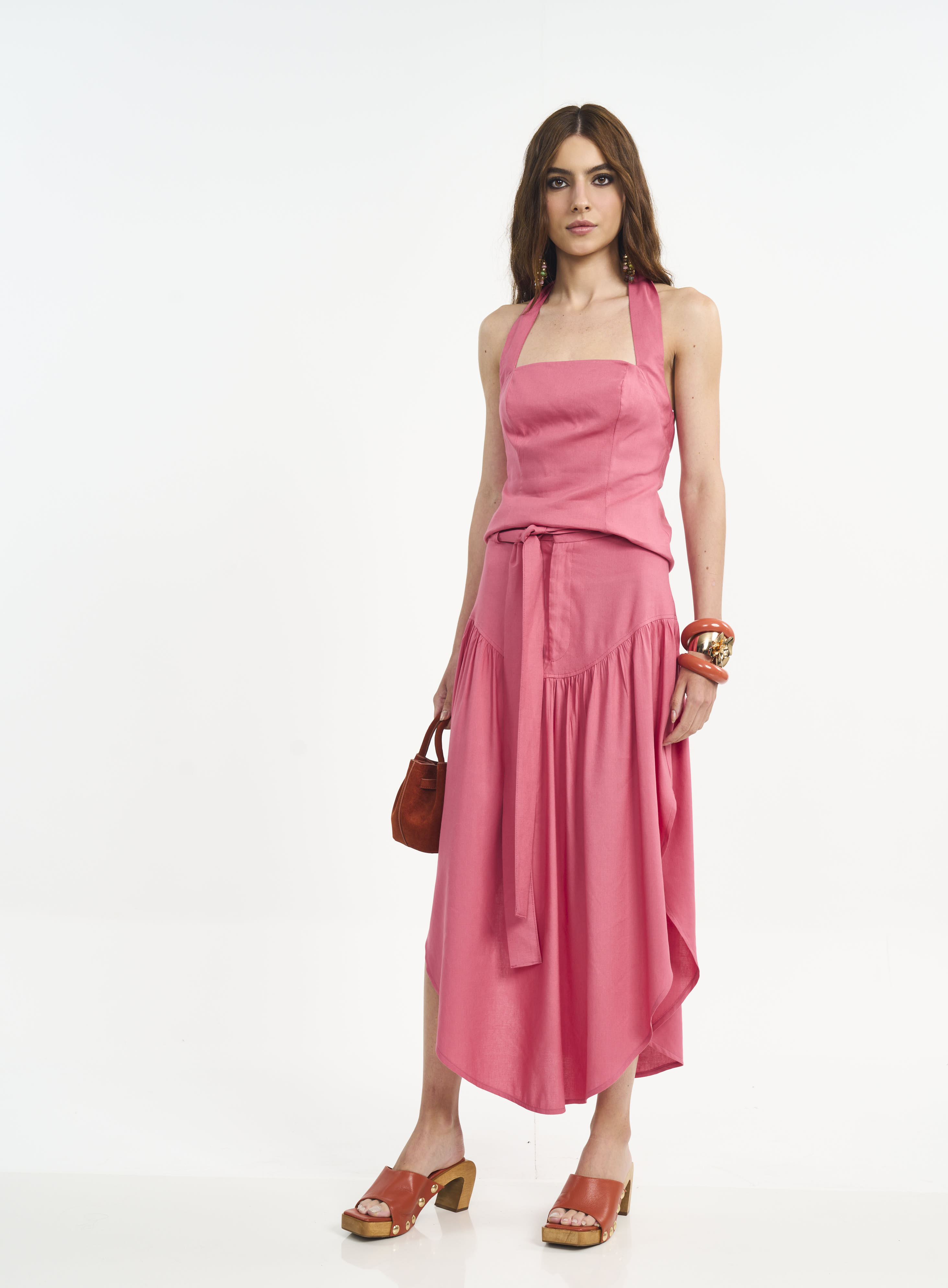BLUSA LINHO M ROSA DANDY