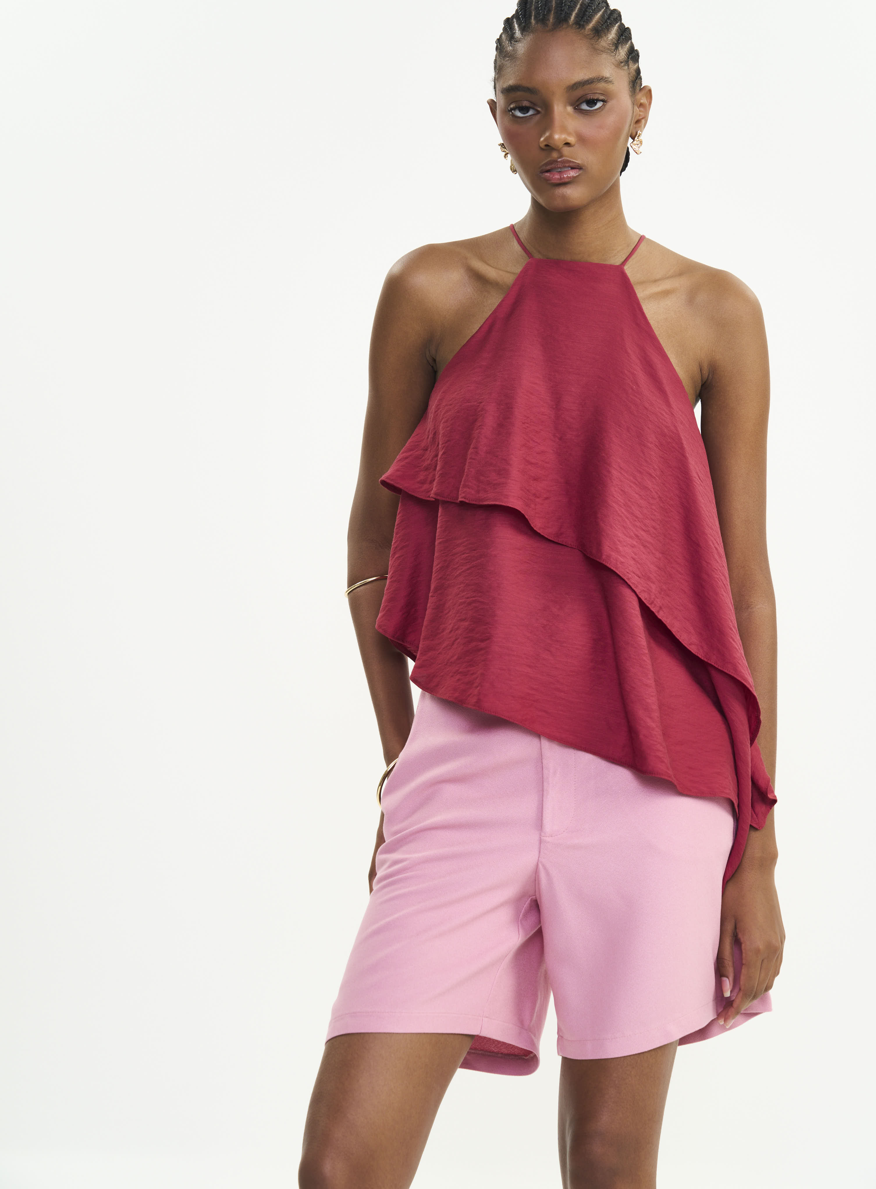 BLUSA COLCCI M VERMELHO LOVEZ
