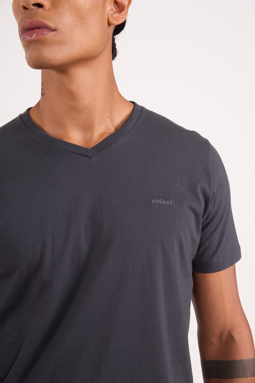 CAMISETA COLCCI M CINZA LAYLA