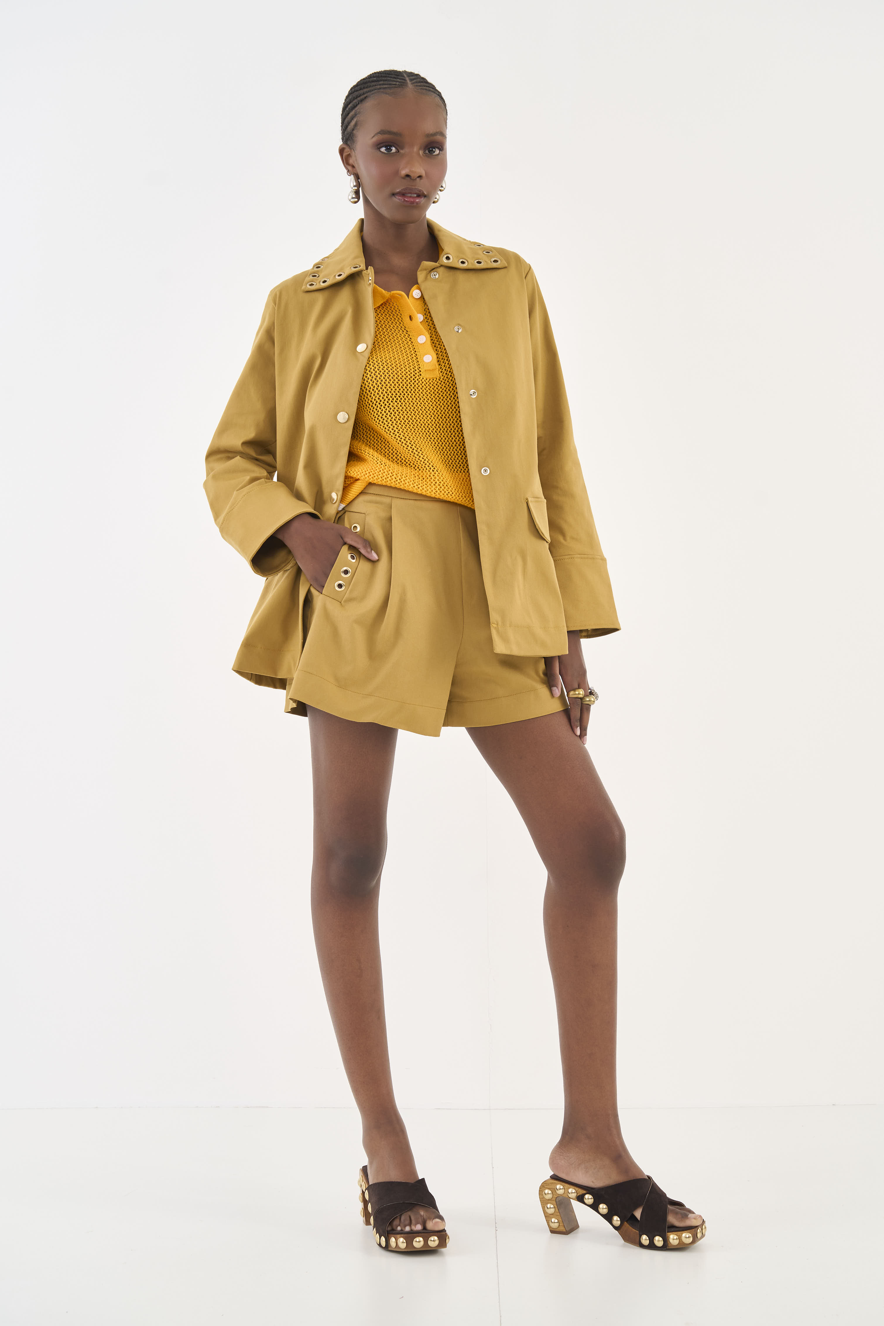 SHORT SARJA 34 MARROM EBBELA