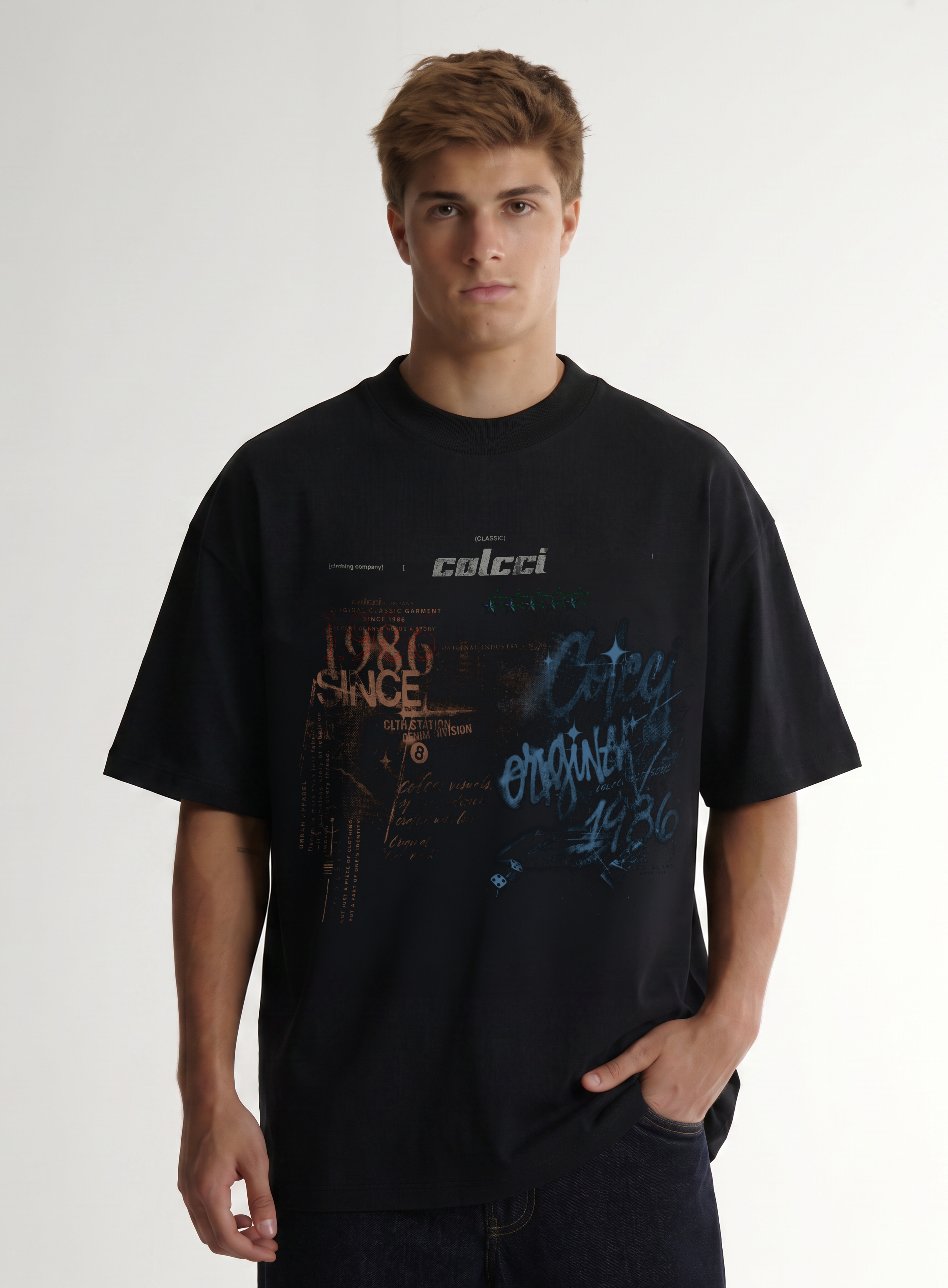 CAMISETA COLCCI GG PRETO
