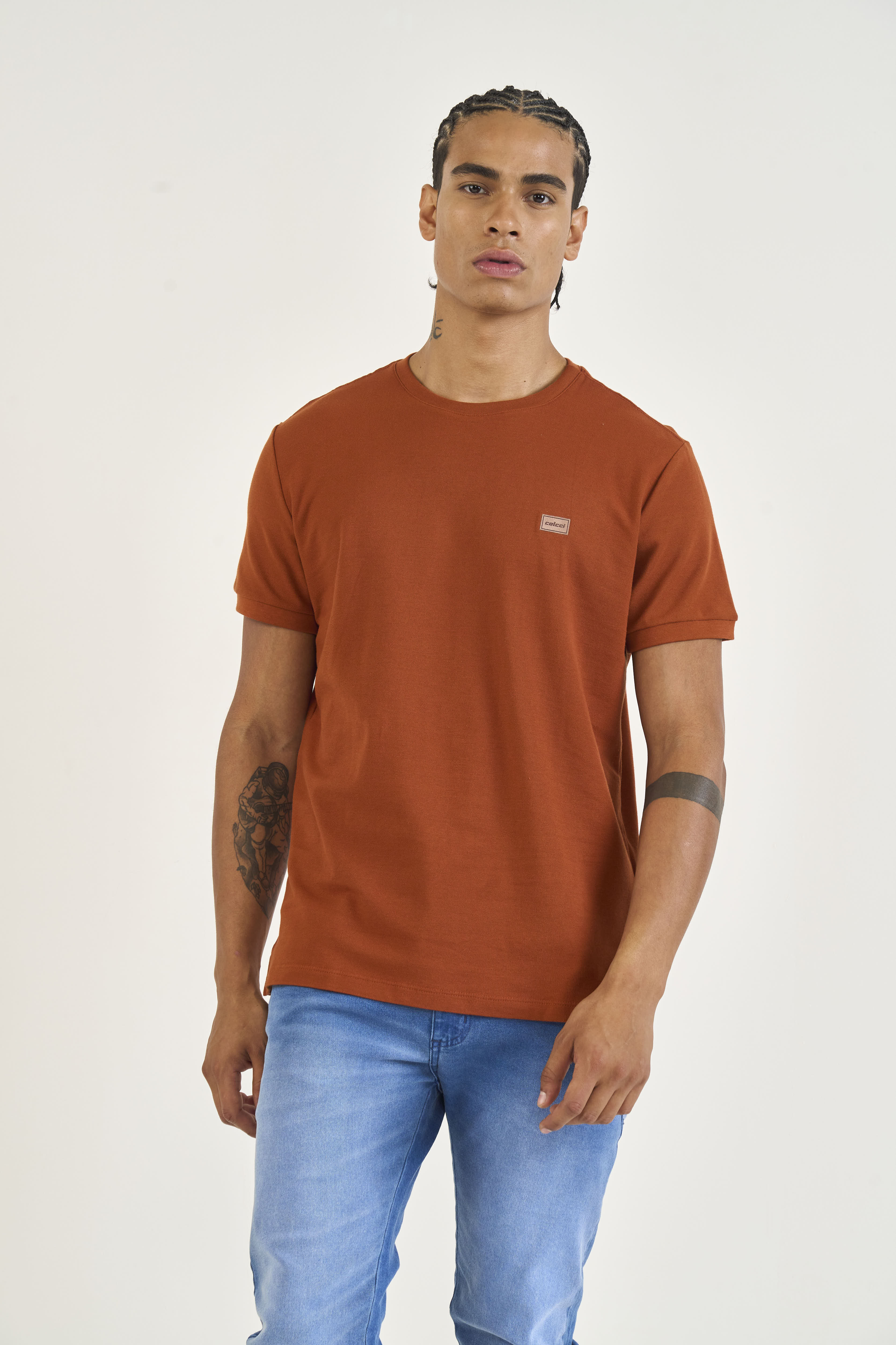 CAMISETA COLCCI M MARROM ZEUS