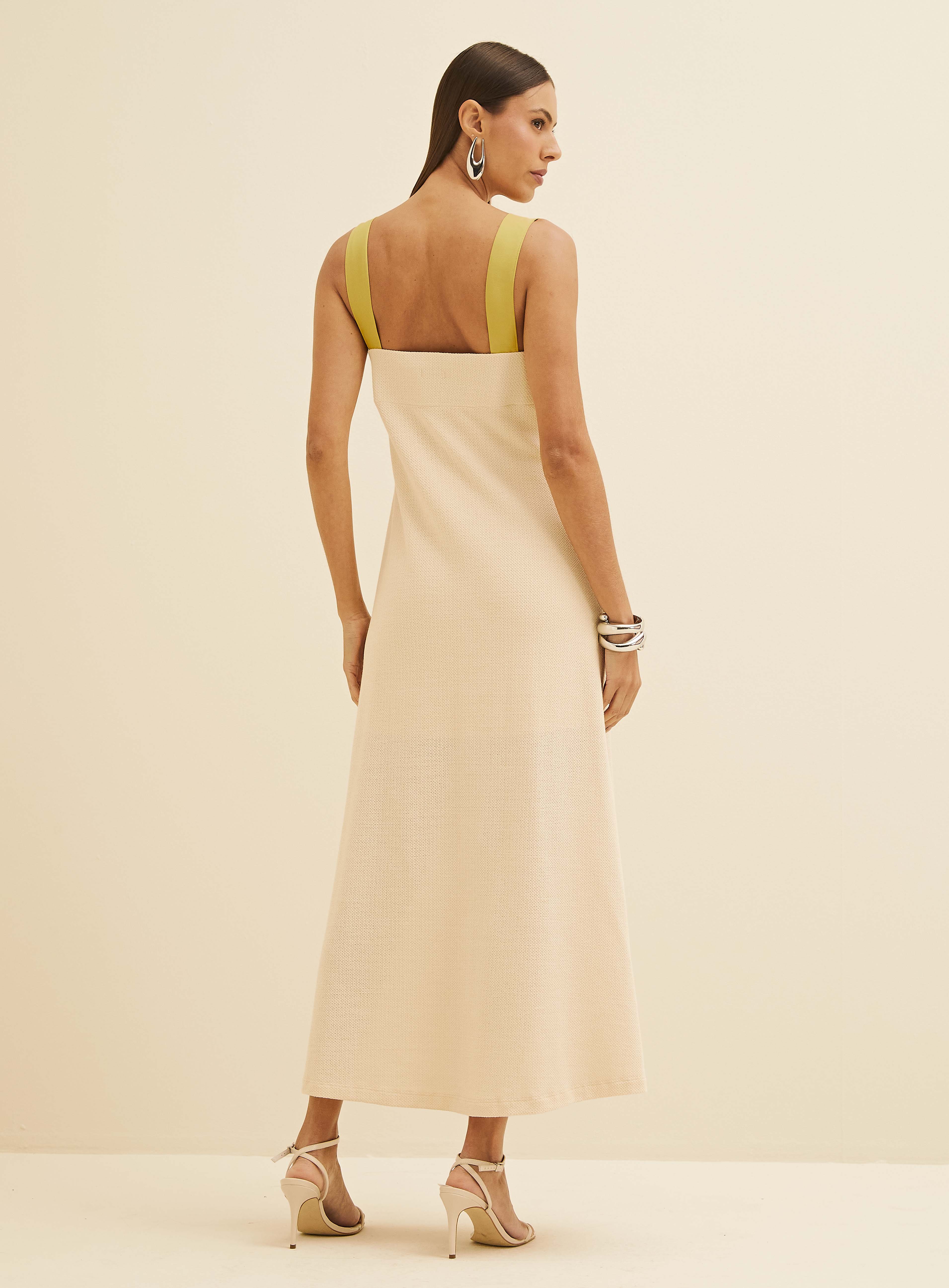 VESTIDO FORUM G BEGE AFFOGATO