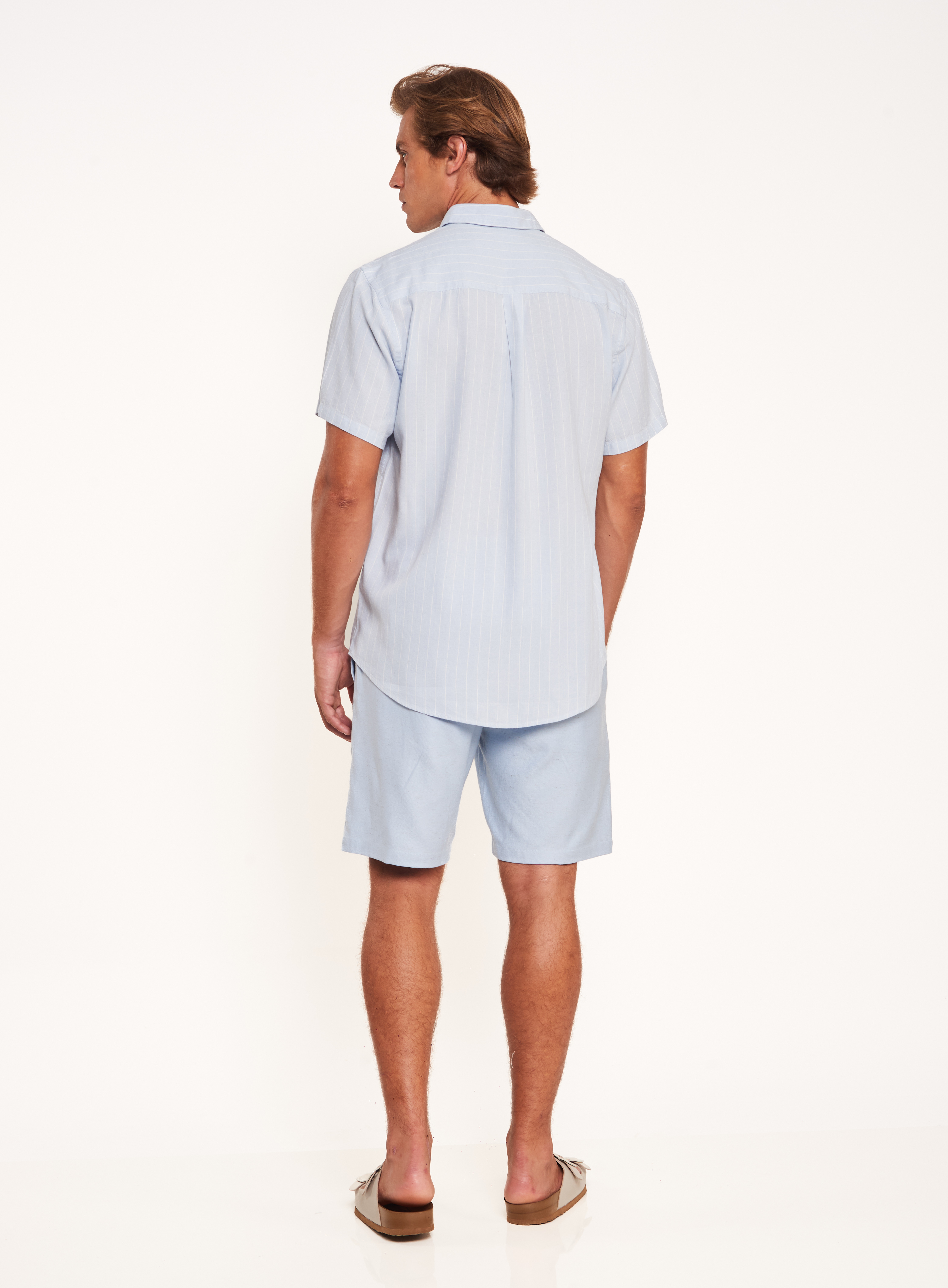 CAMISA LINHO LISTRADA RELAX GG LISTRADA