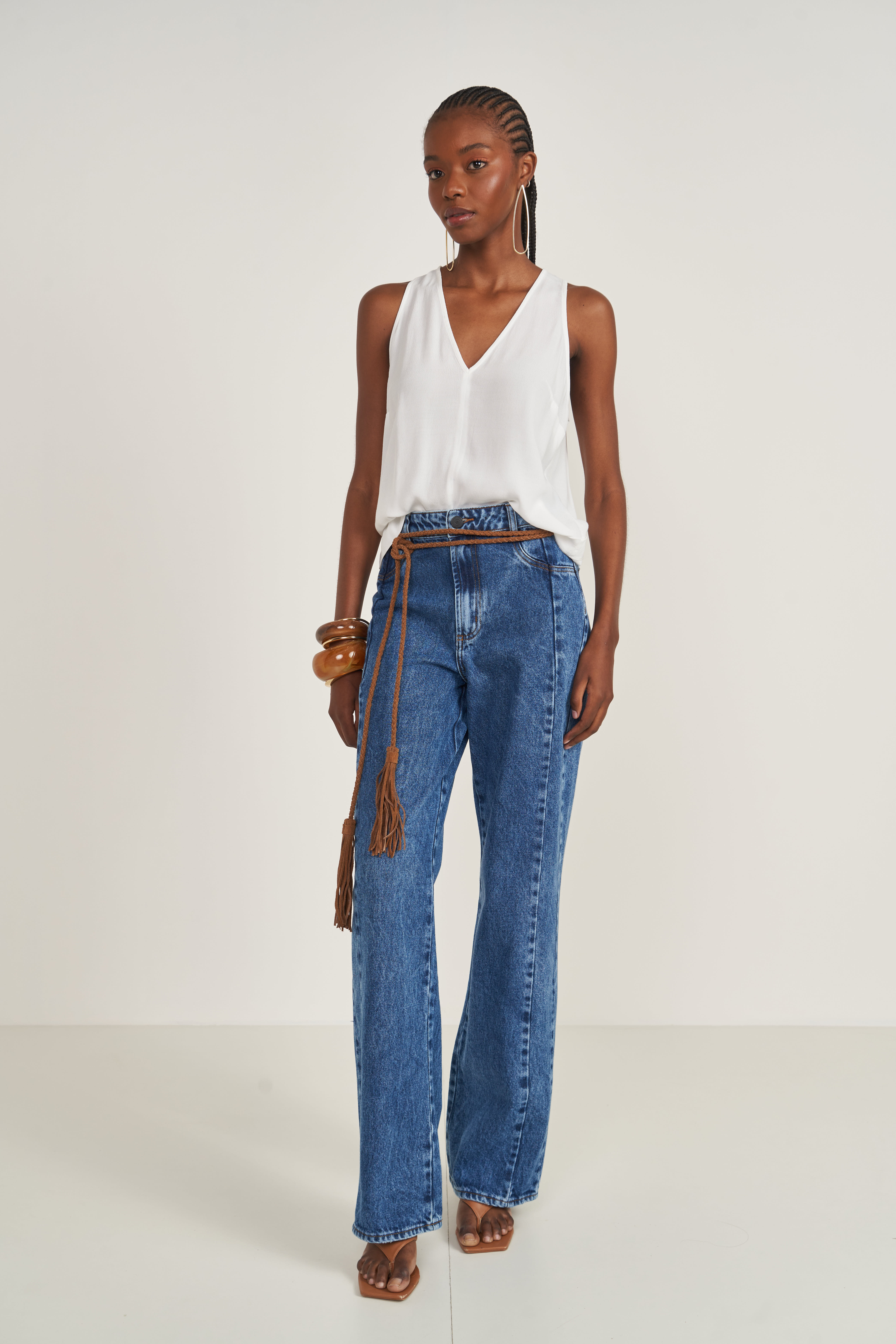 CALÇA JEANS JULIETTE 42 INDIGO