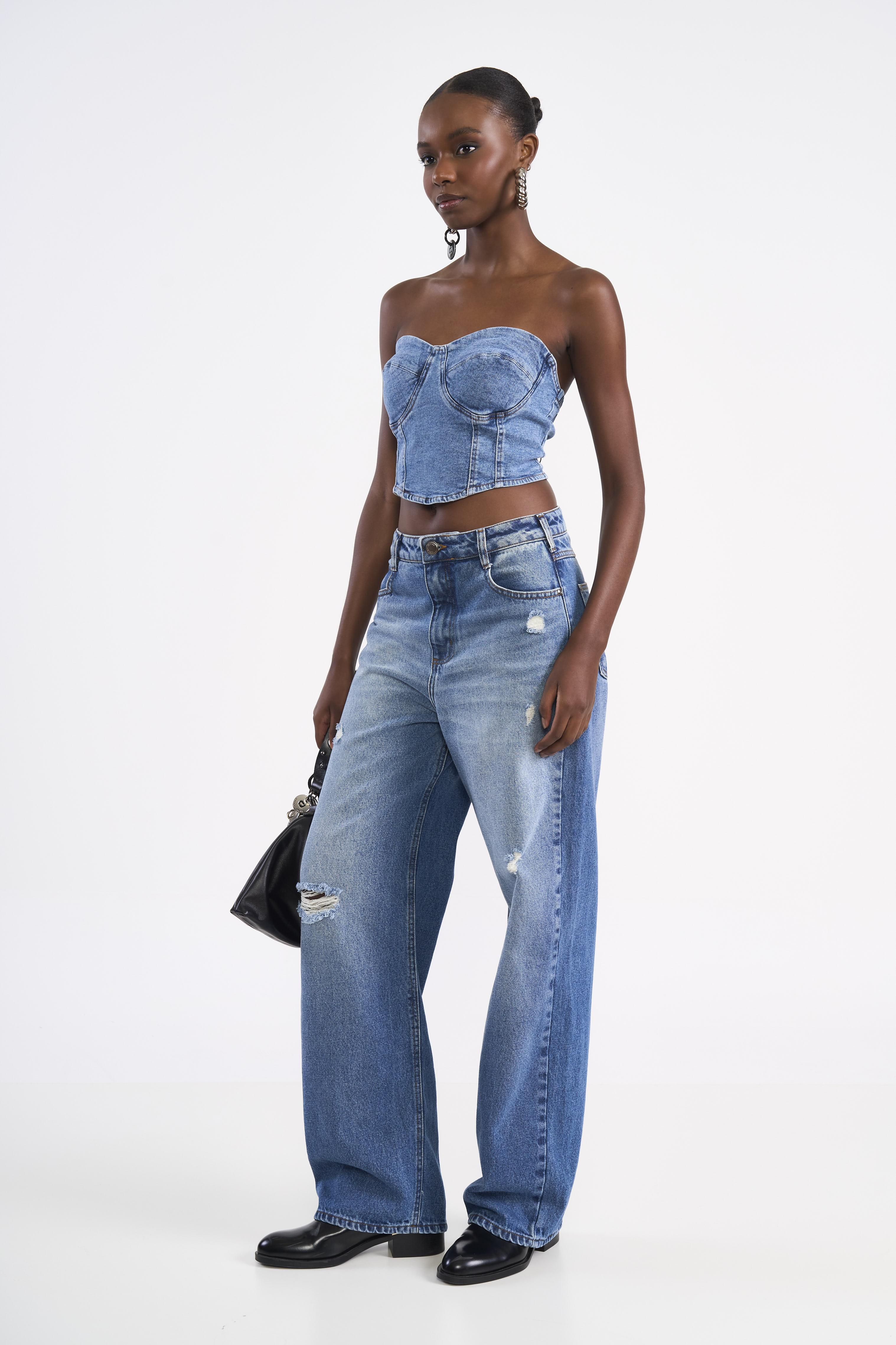 CALÇA JEANS SEUL 42 INDIGO