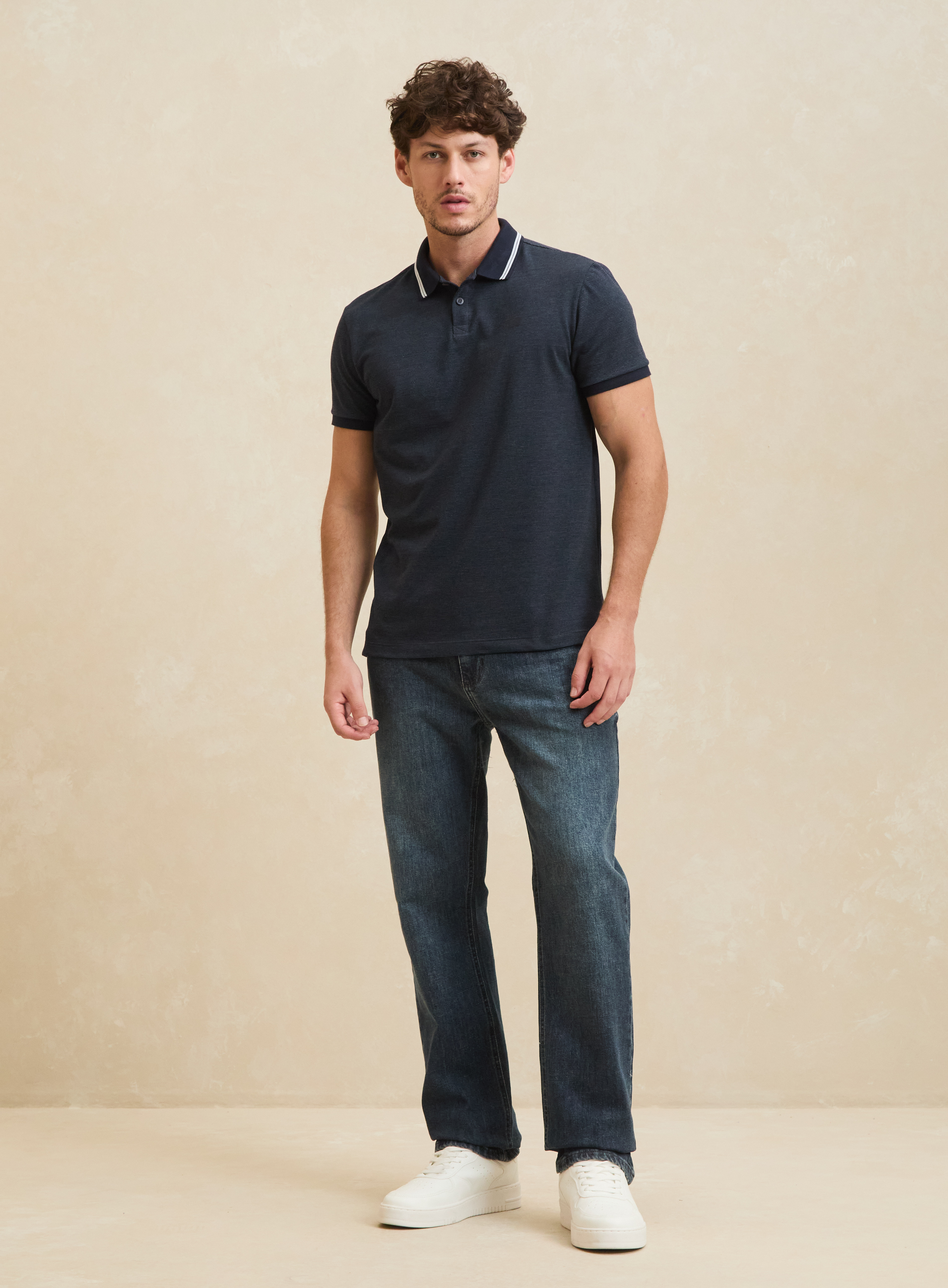 POLO LISTRADA G AZUL ALYA