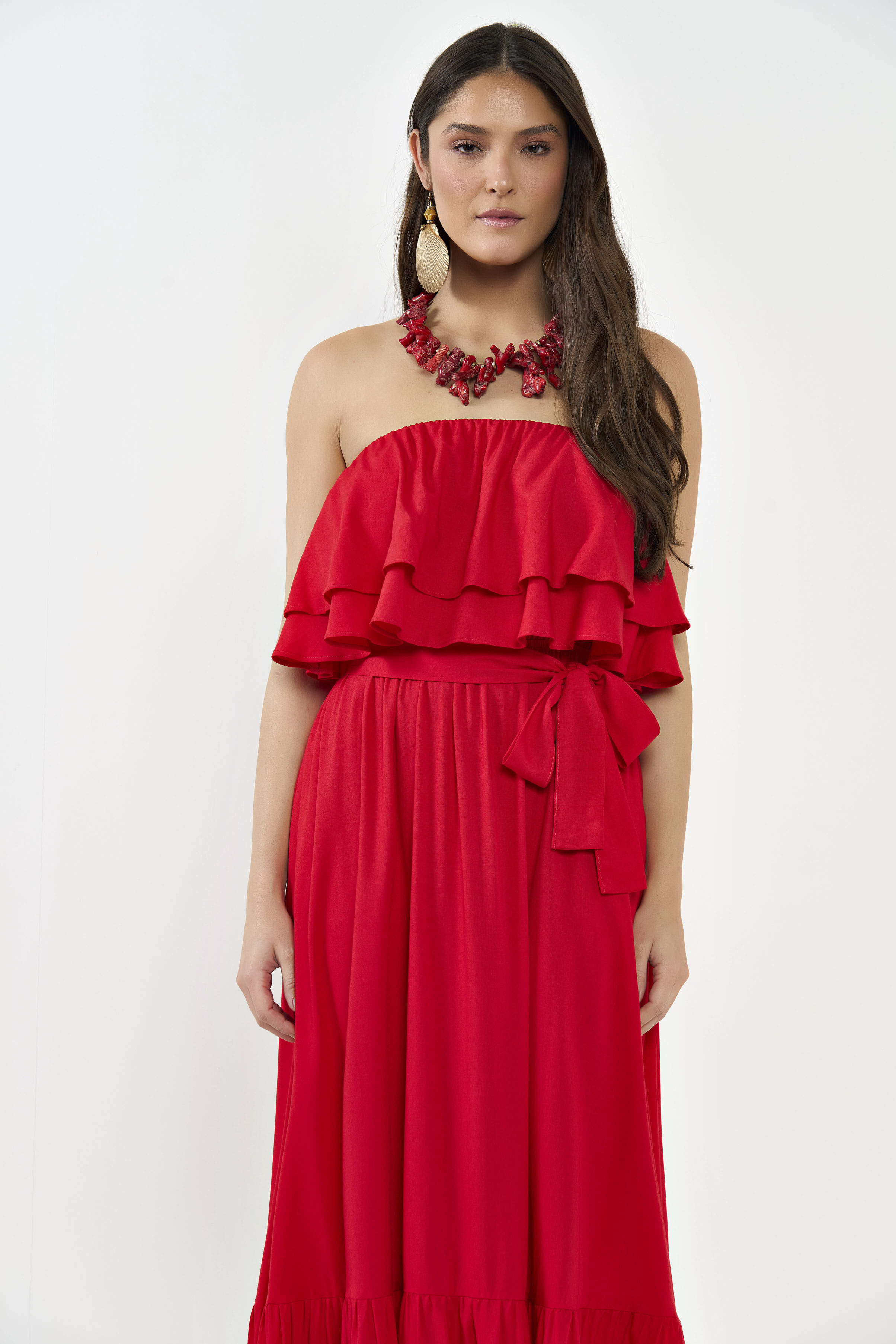 VESTIDO COLCCI G VERMELHO IFE