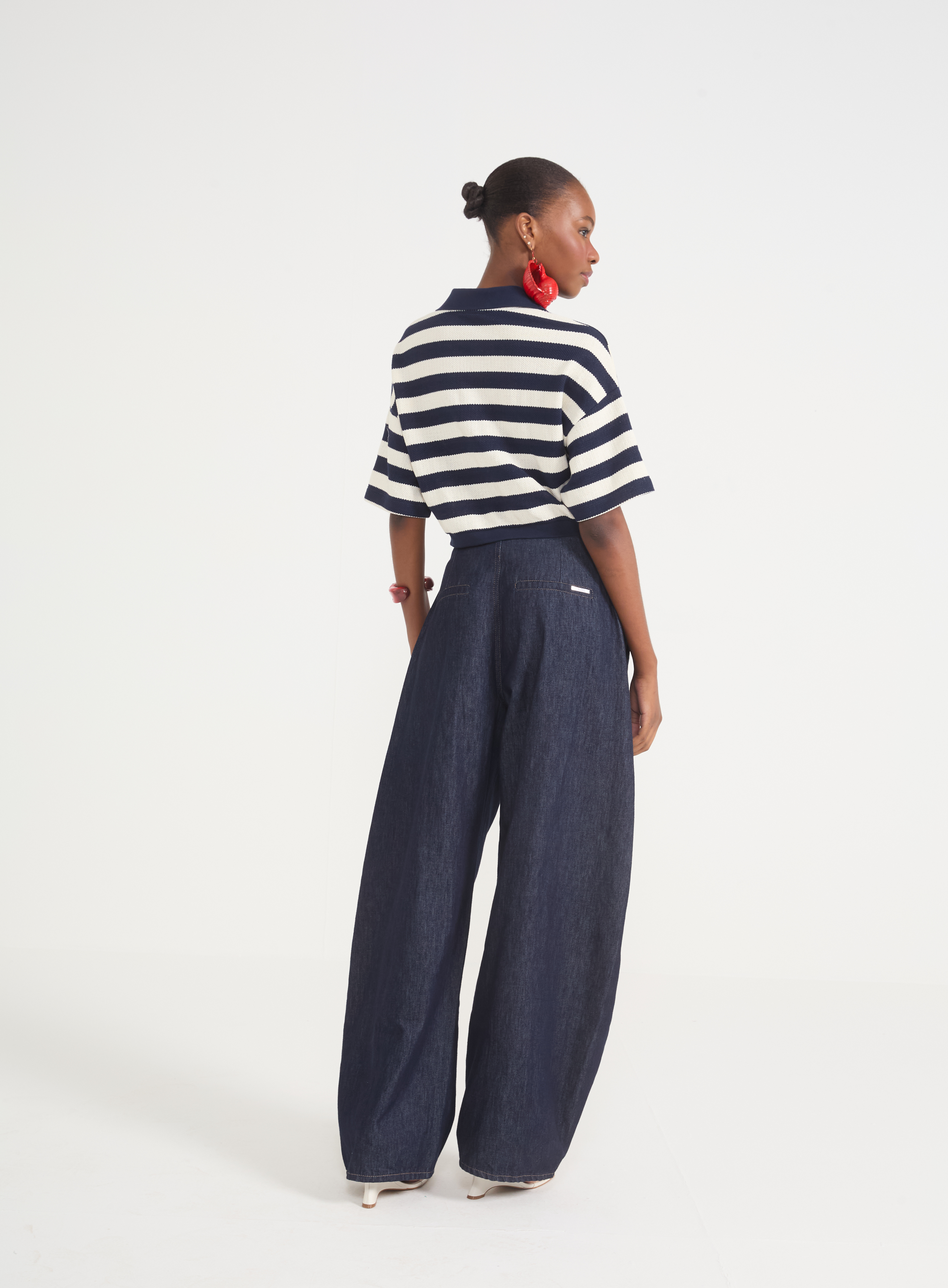 CALÇA JEANS BARRIL 38 INDIGO