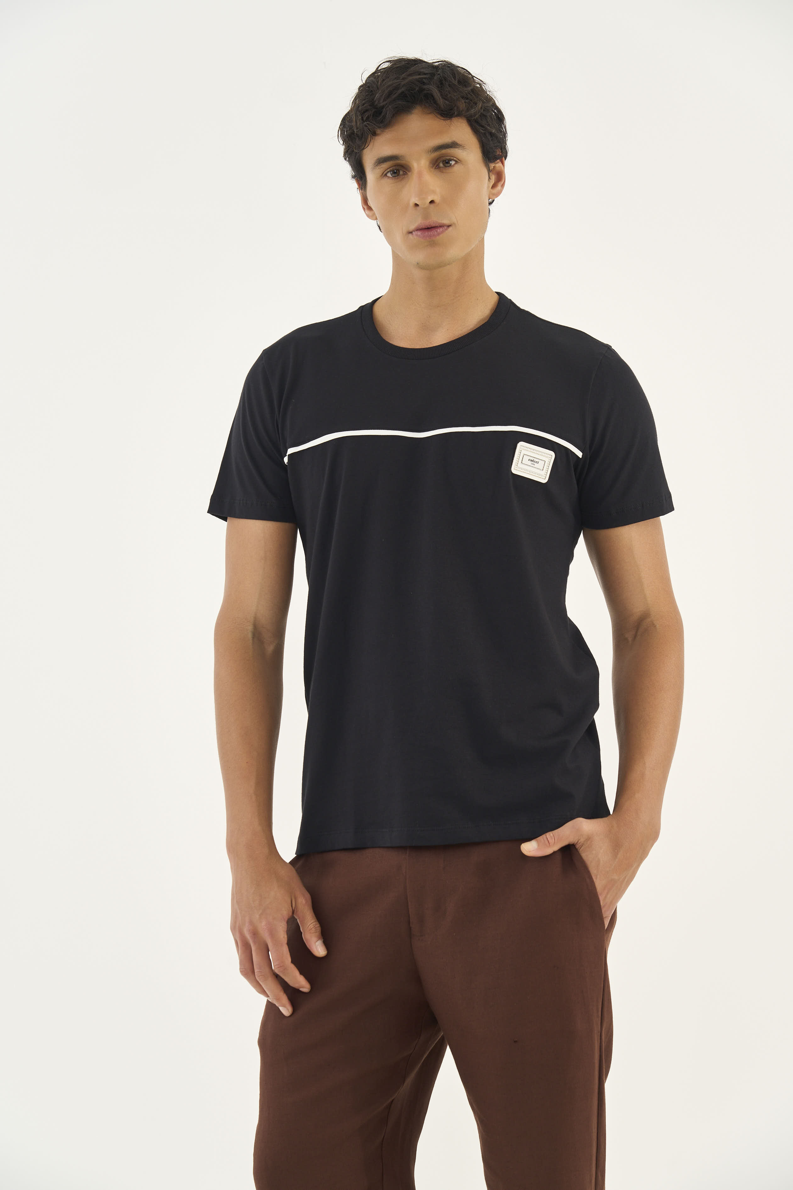 CAMISETA COLCCI G PRETO