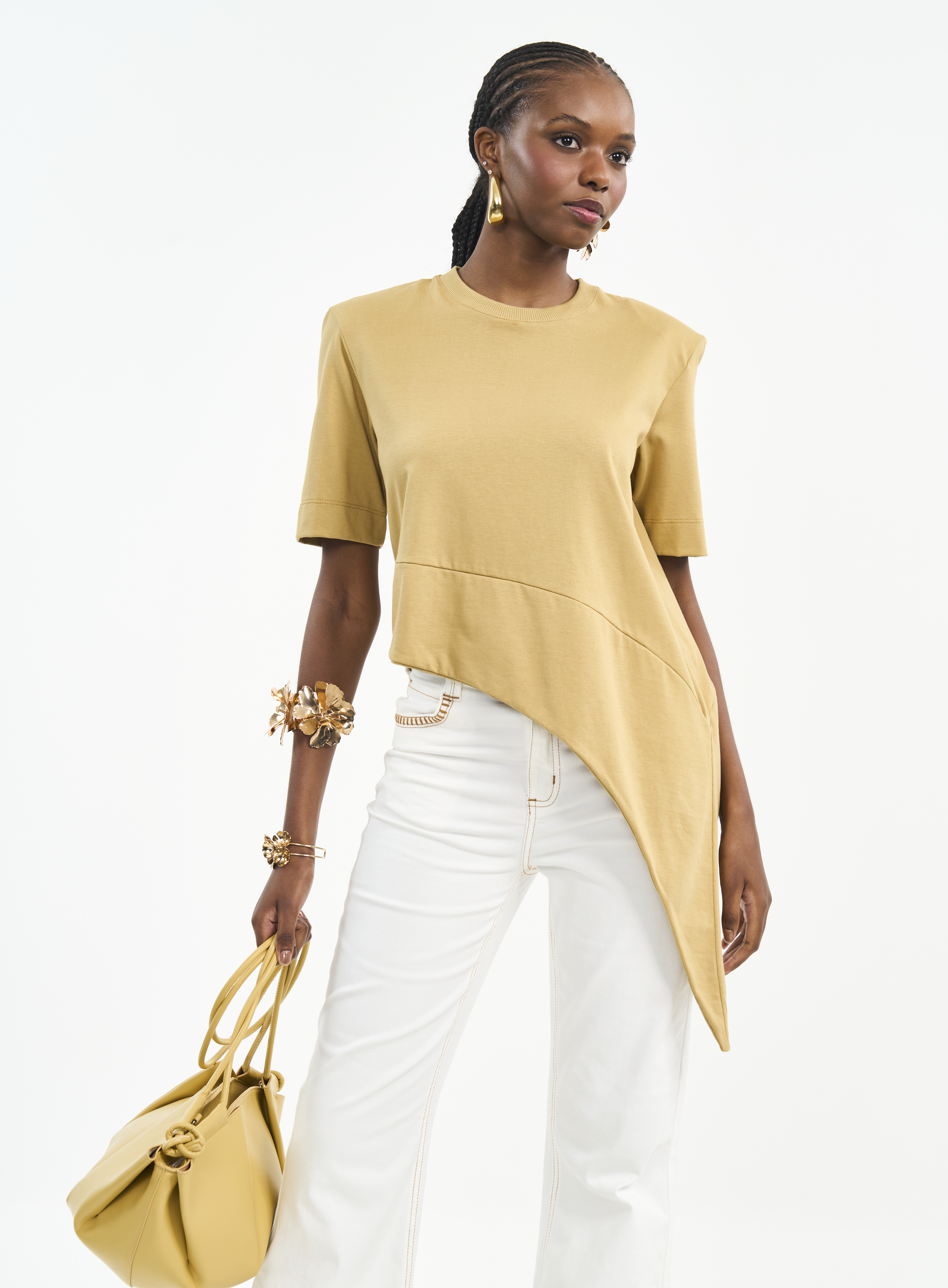 CAMISETA COLCCI M BEGE SOYBEAN