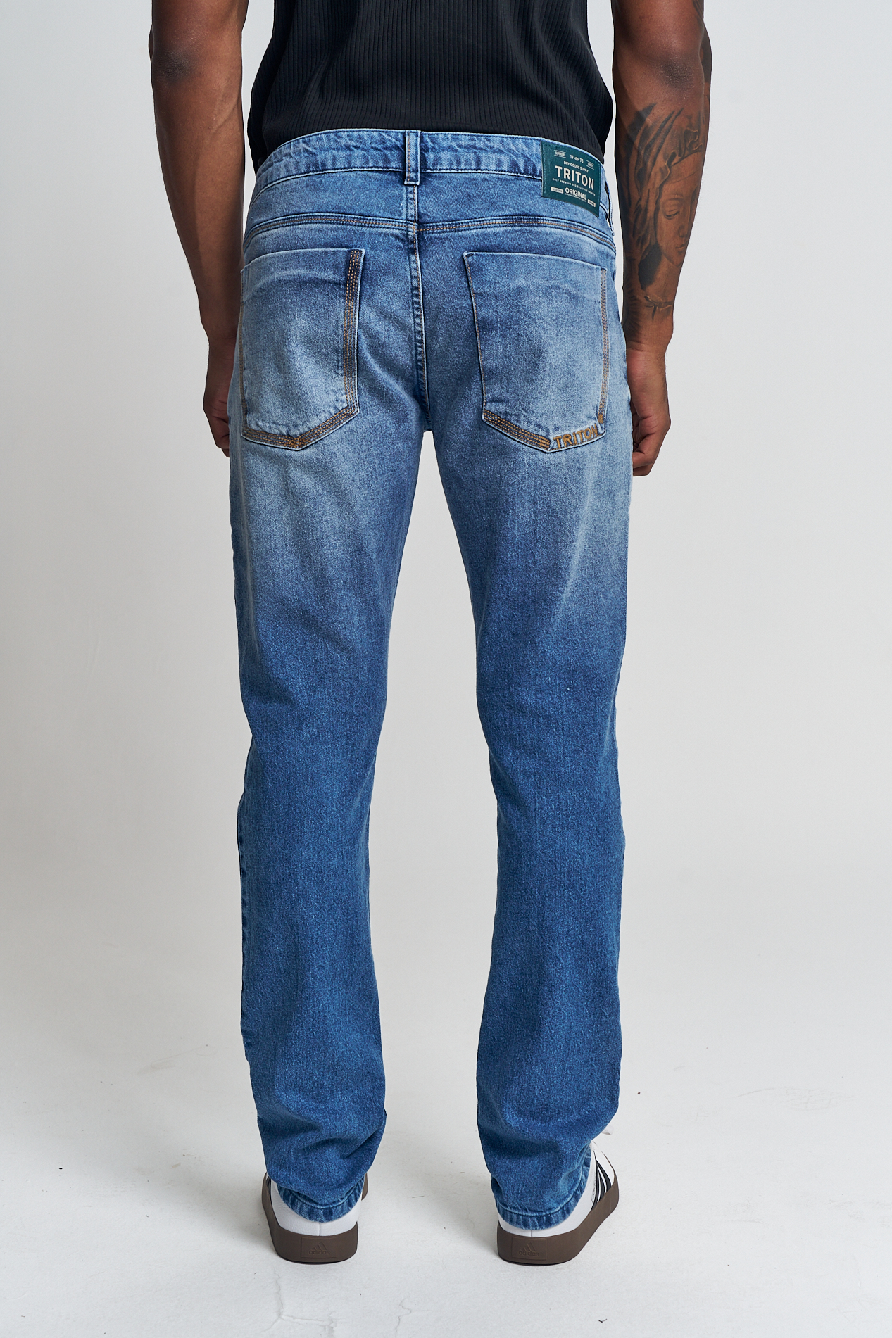 CALÇA JEANS GILSON SLIM 42 INDIGO