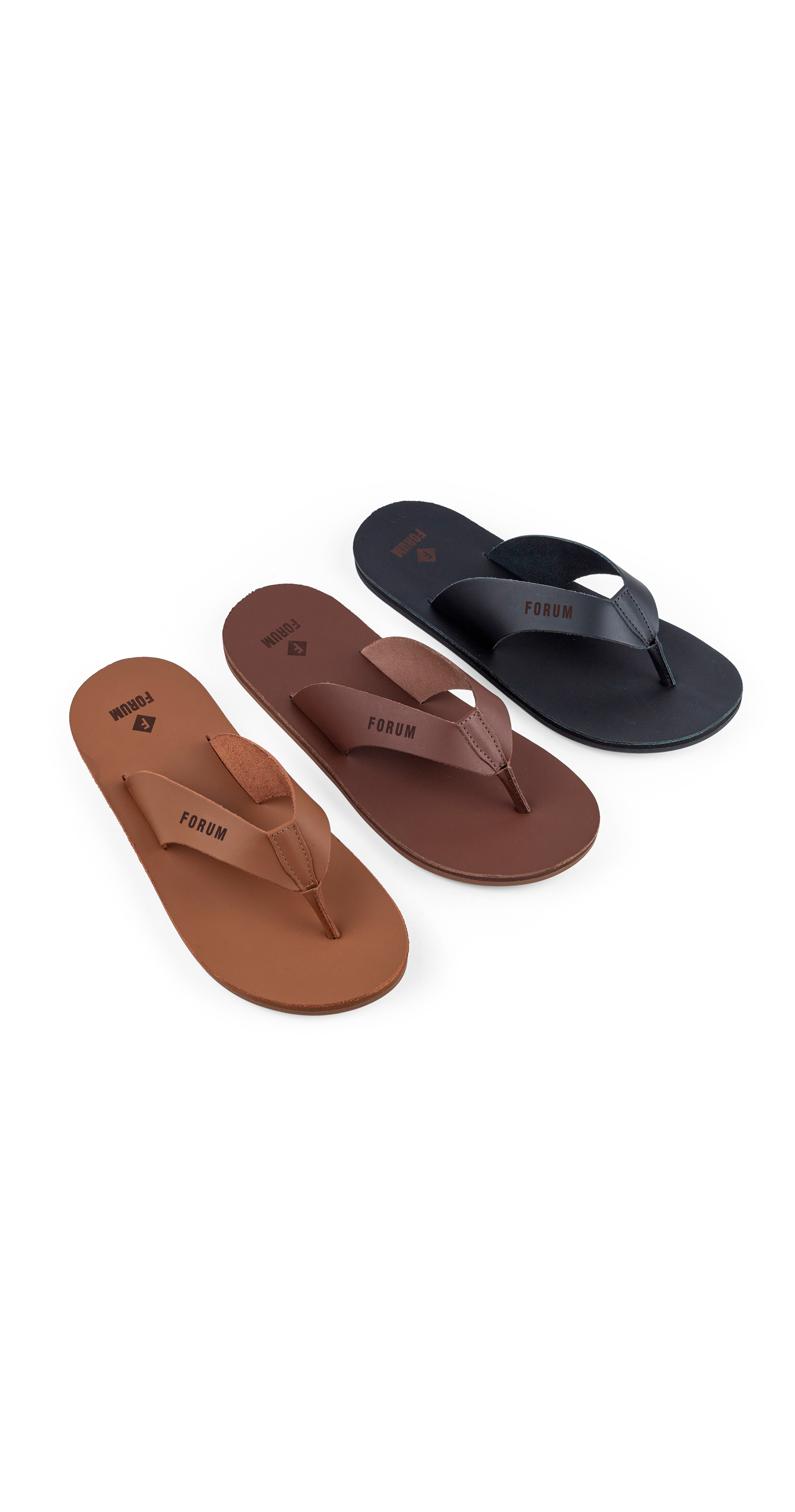 CHINELO FORUM LEATHER MASC 39-40 CARAMELO