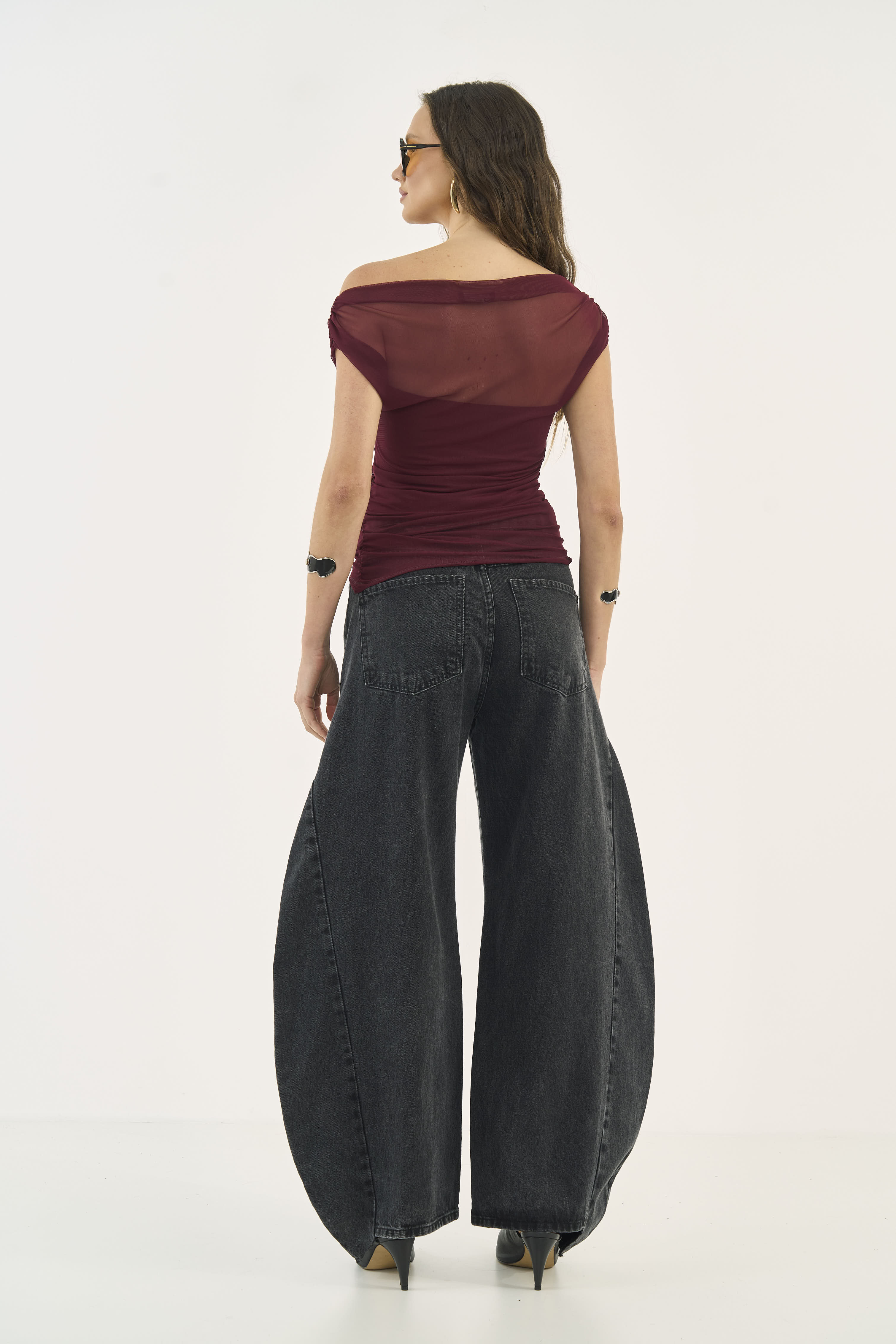 BLUSA TULE G BORDO BLOODSTONE