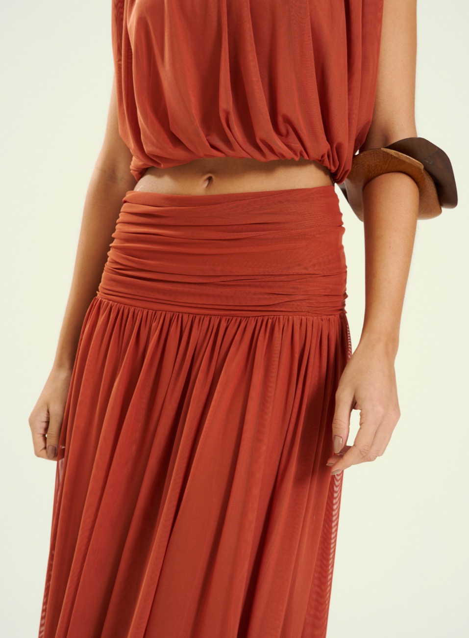SAIA TULE G MARROM CARAMEL