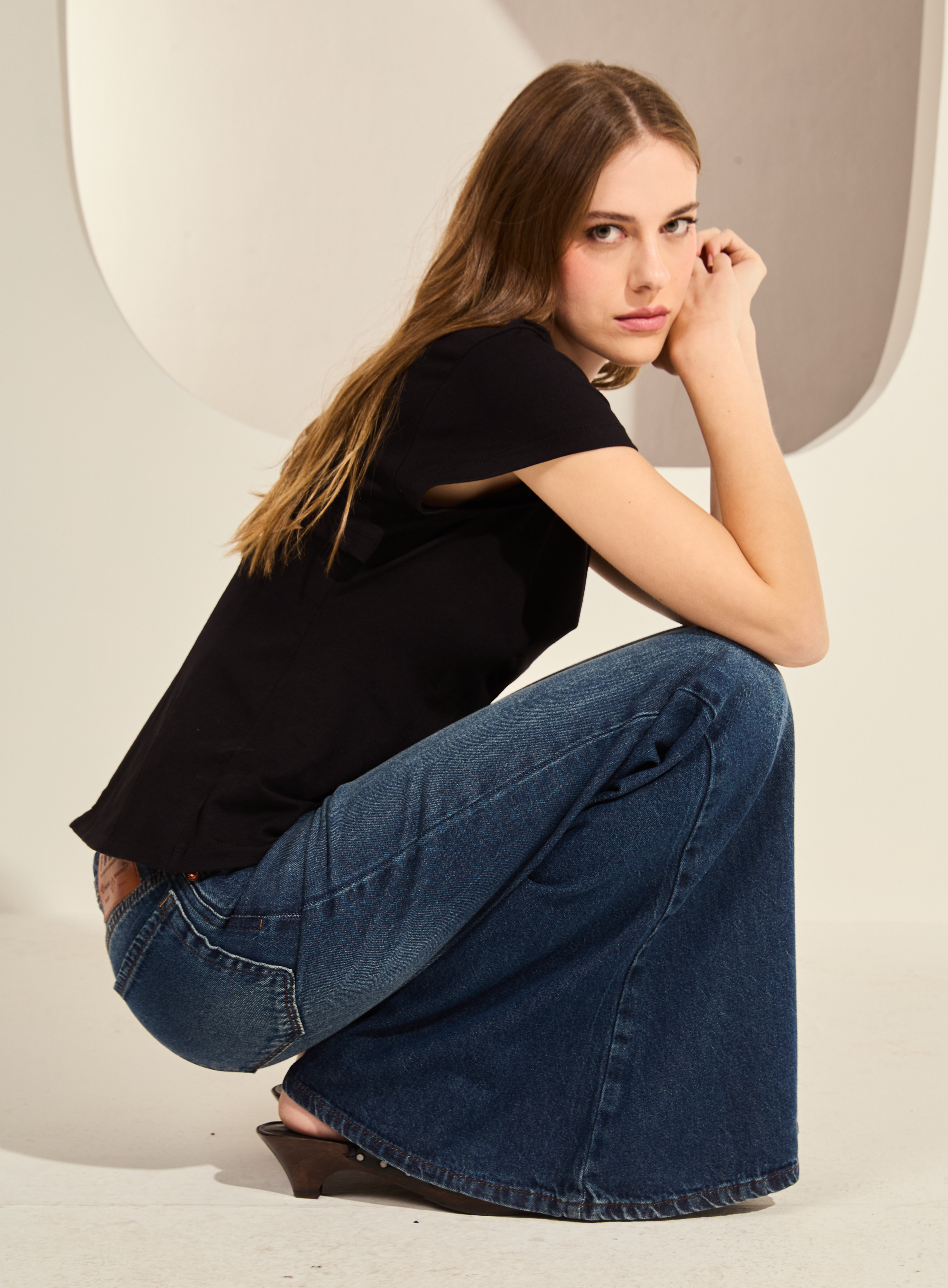 CALÇA JEANS SUPER FLARE 38 INDIGO