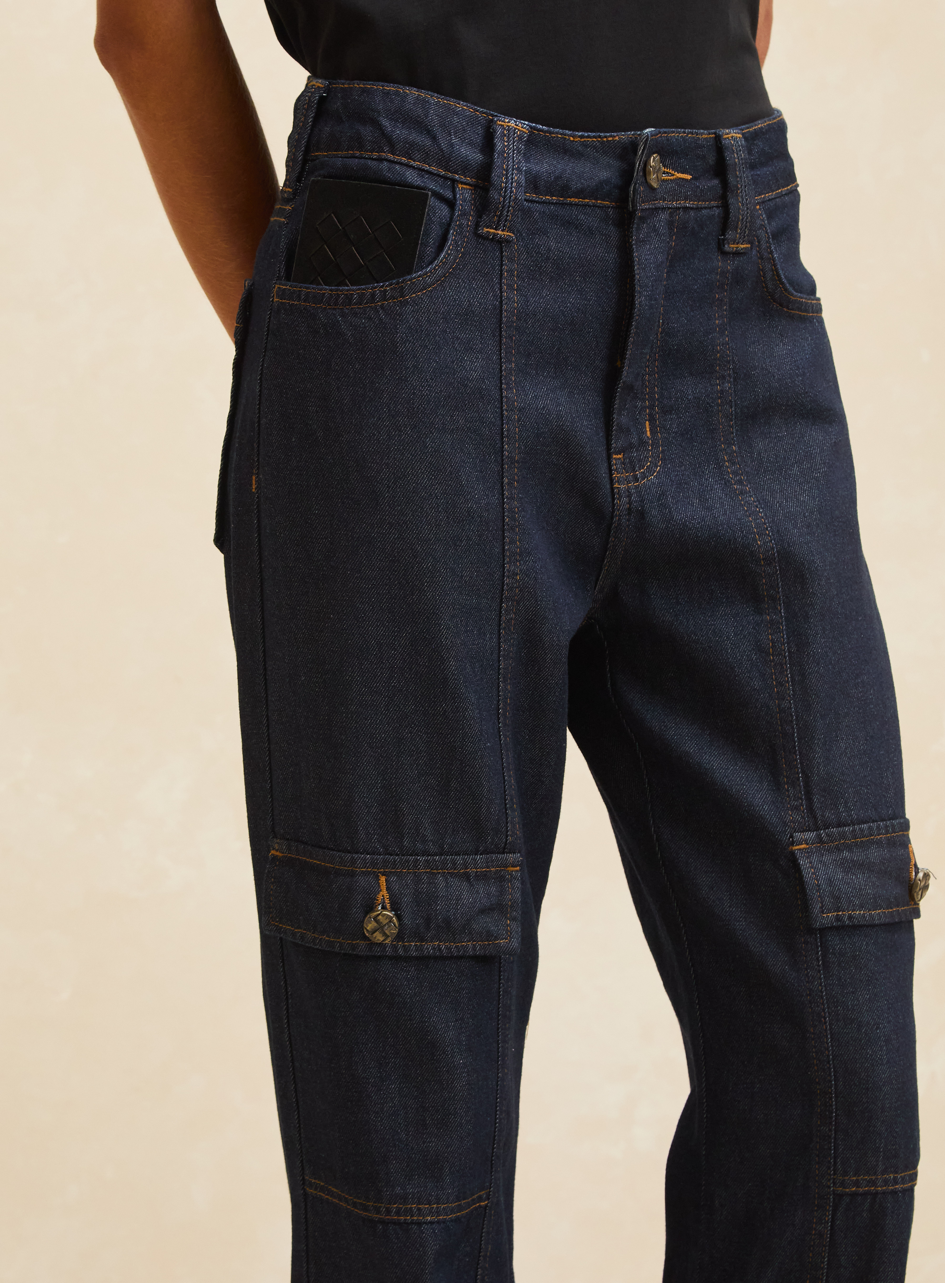 CALÇA JEANS RAQUEL WIDE LEG 36 INDIGO