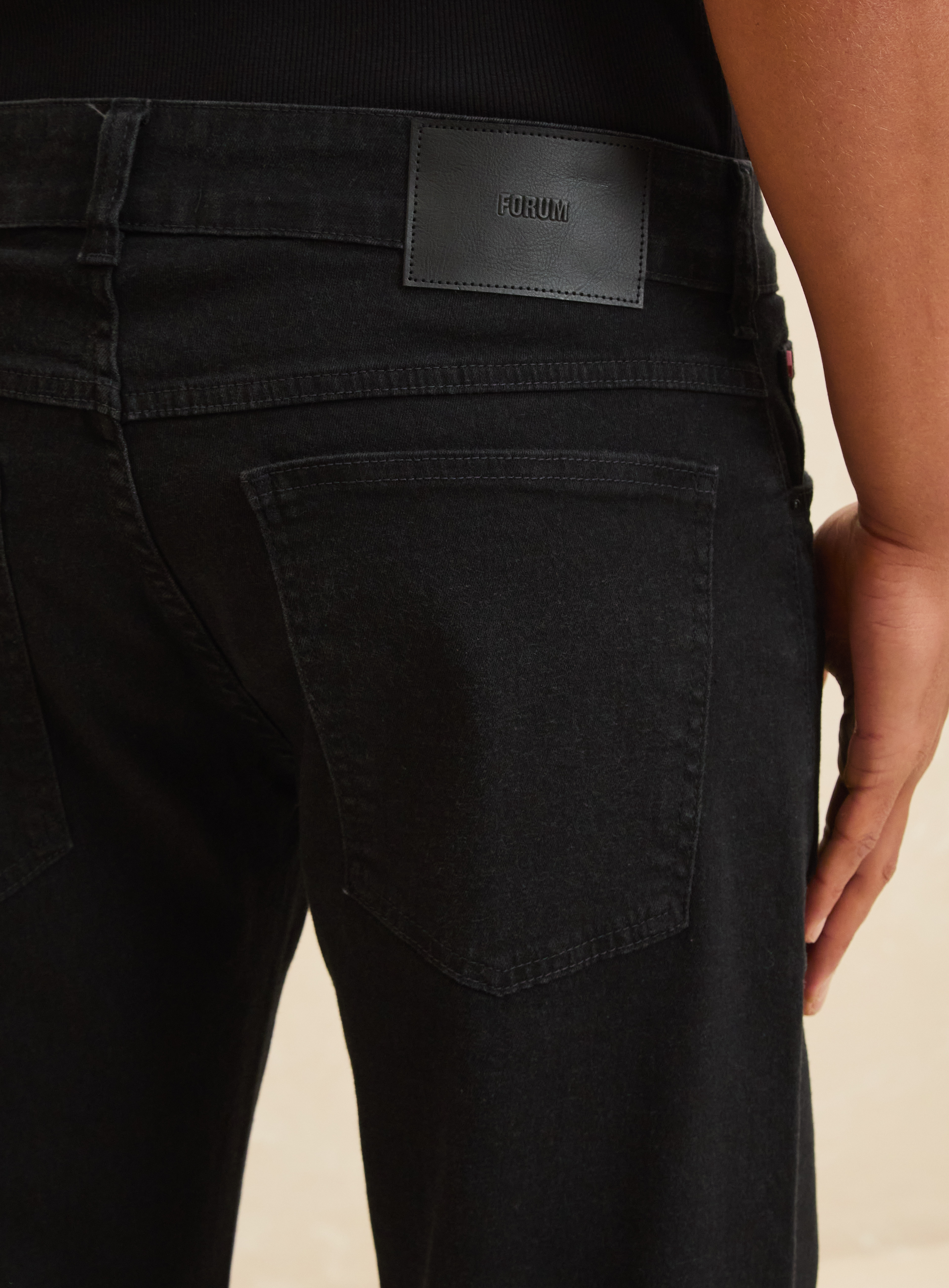 CALÇA JEANS PAUL REGULAR 38 IND.PRETO