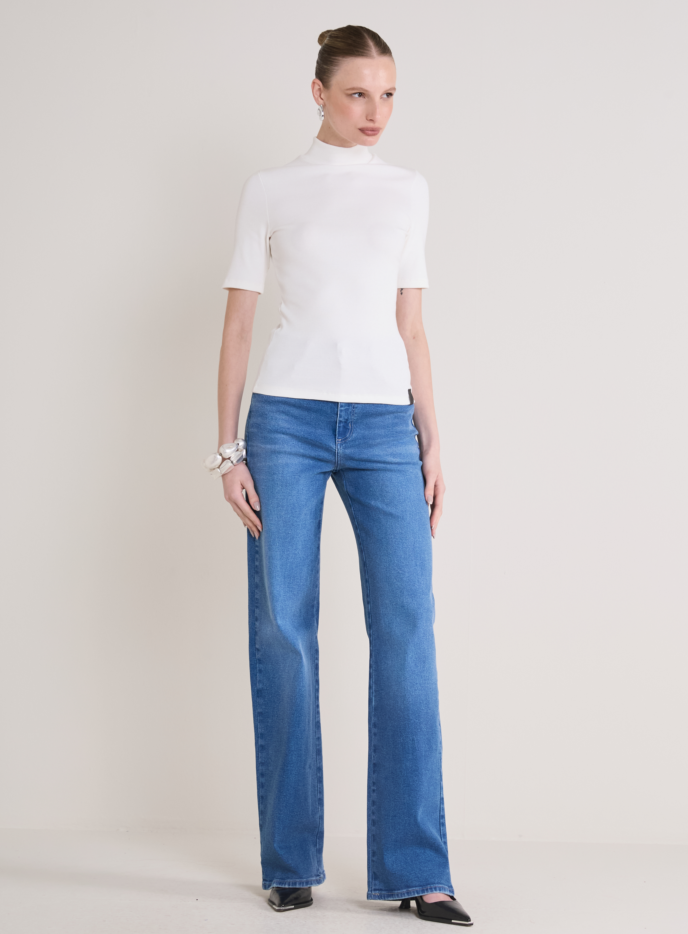 CALÇA JEANS BELLA STRETCH 38 INDIGO