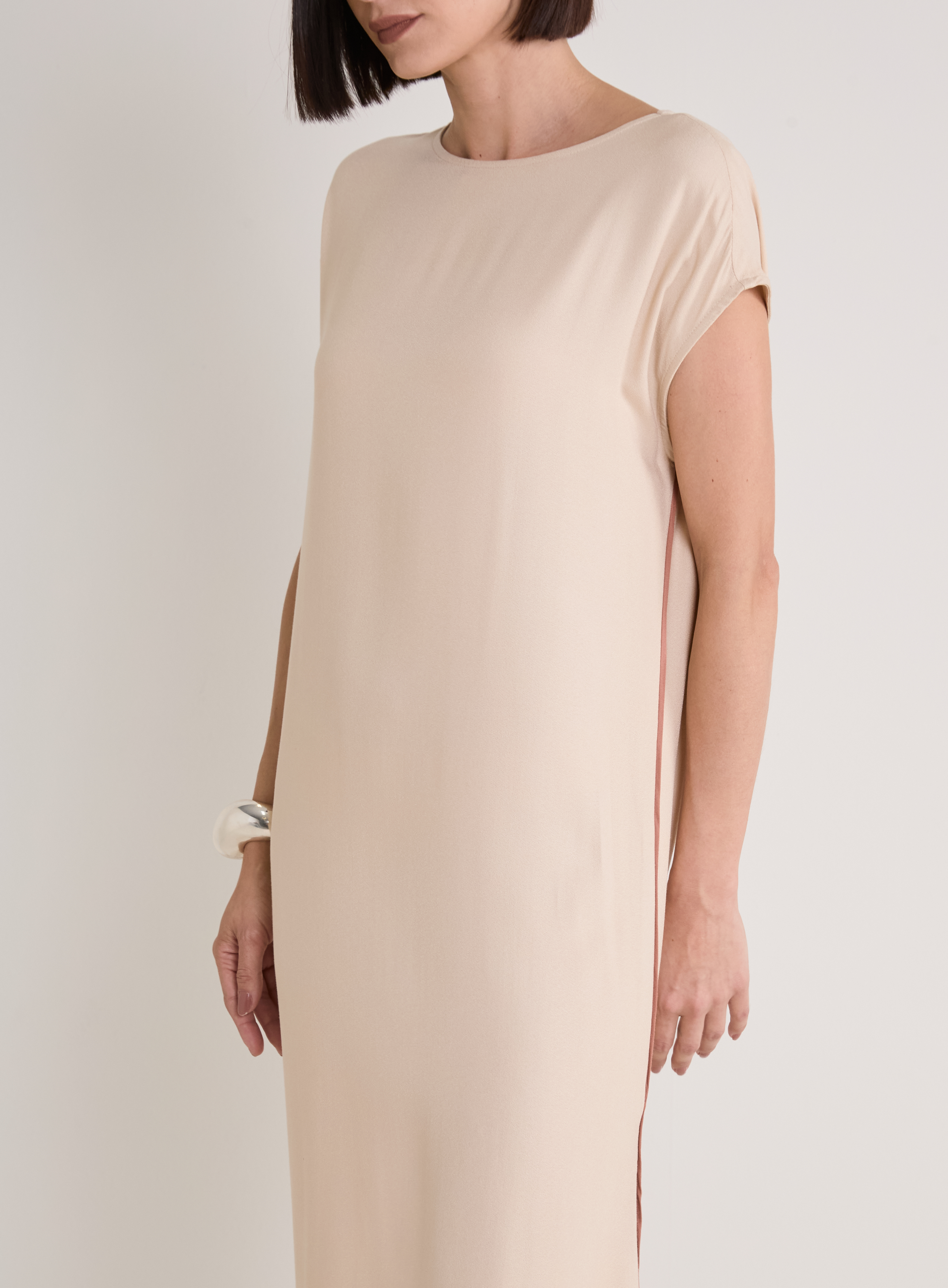 VESTIDO FORUM P BEGE / MARROM