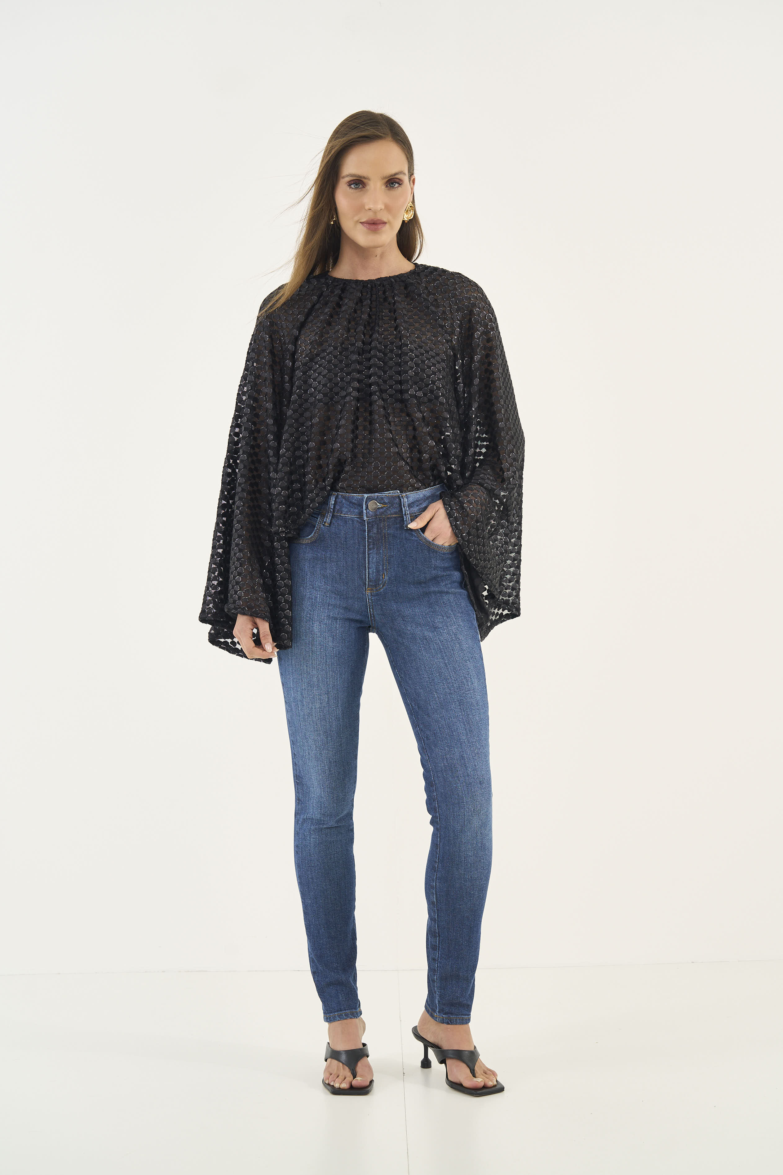 CALÇA JEANS BIA 38 INDIGO