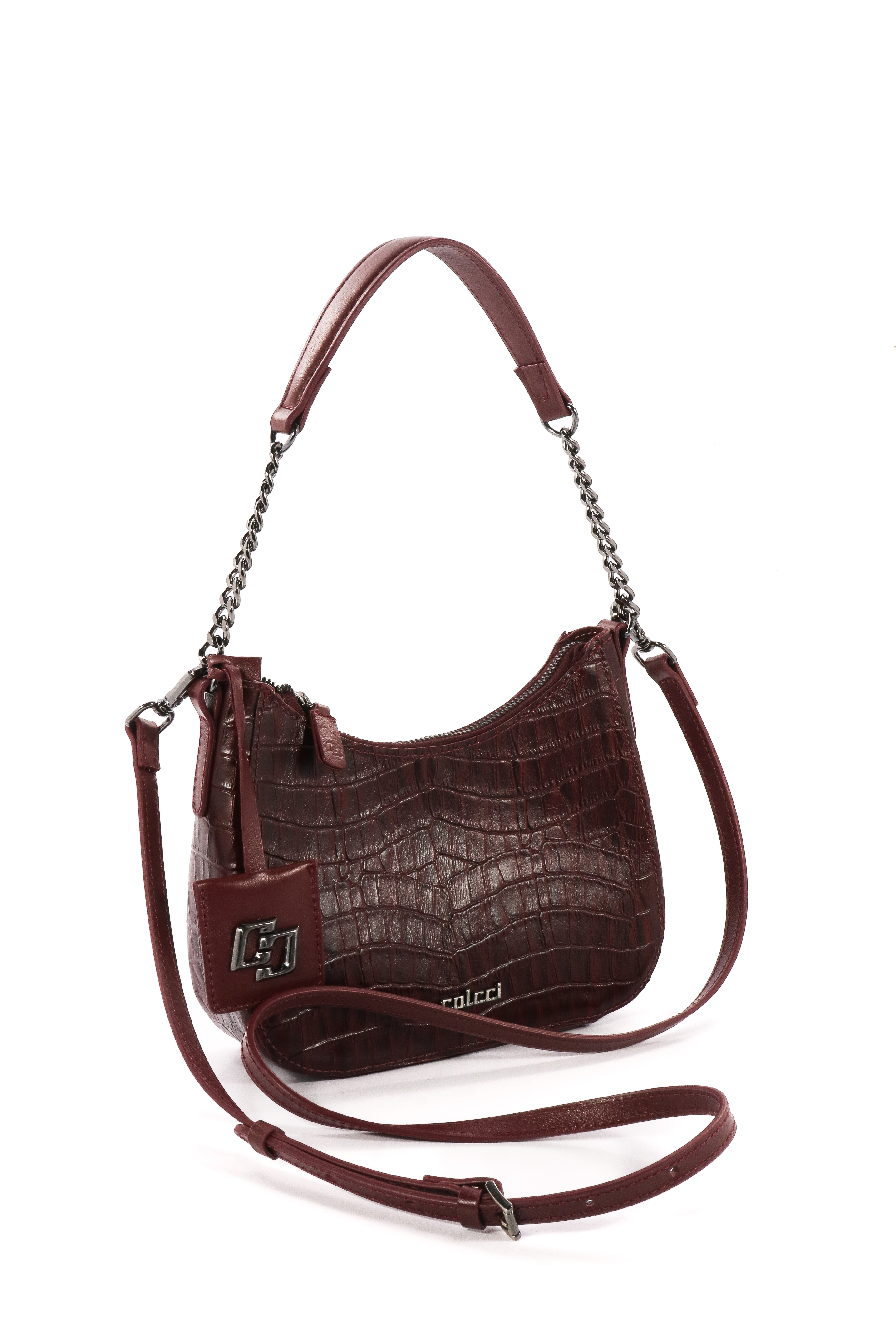 BOLSA COLCCI TIRACOLO PEQUENA FEMININ U BORDO BLOO