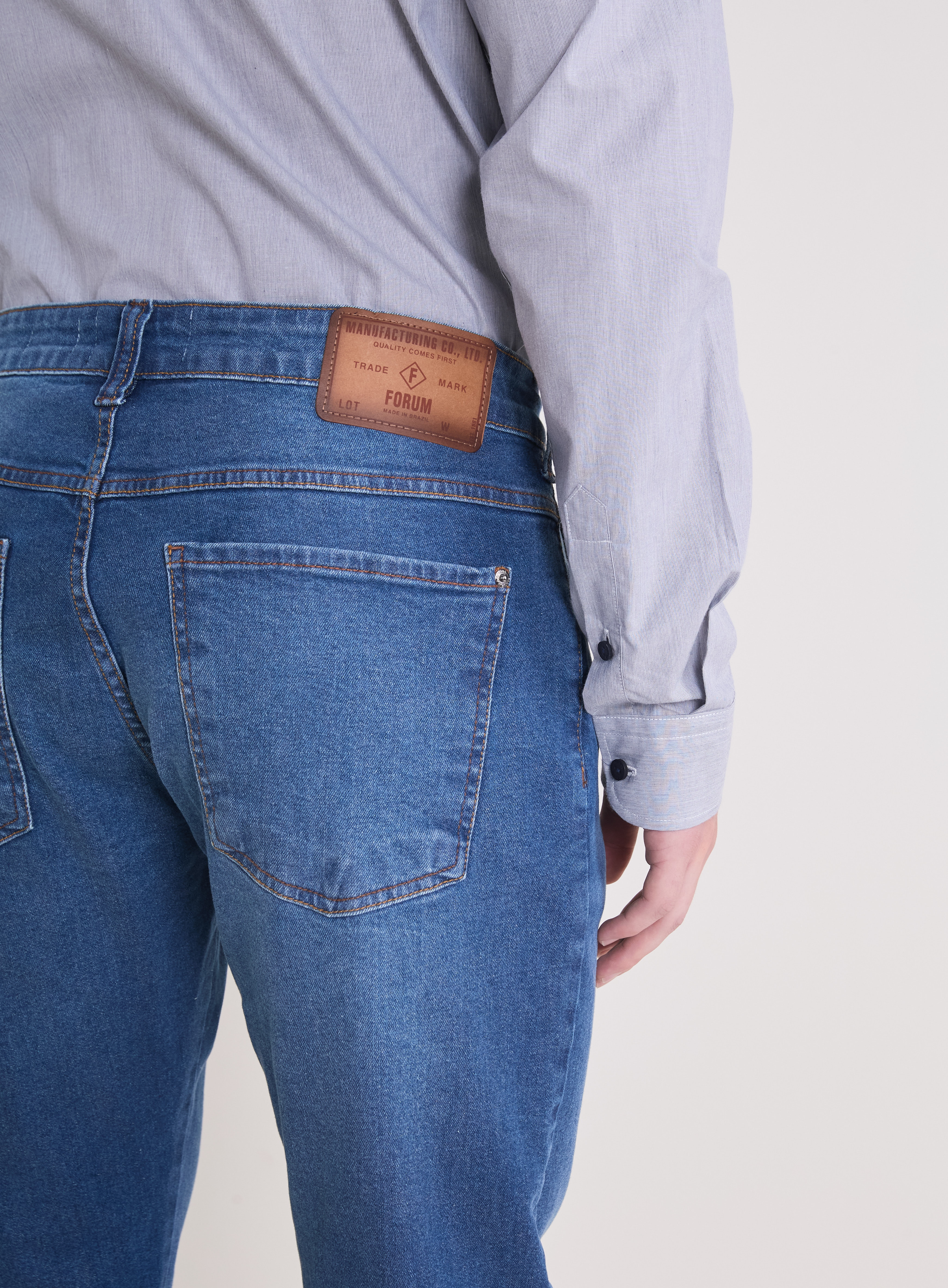 CALÇA JEANS PAUL SLIM 42 INDIGO