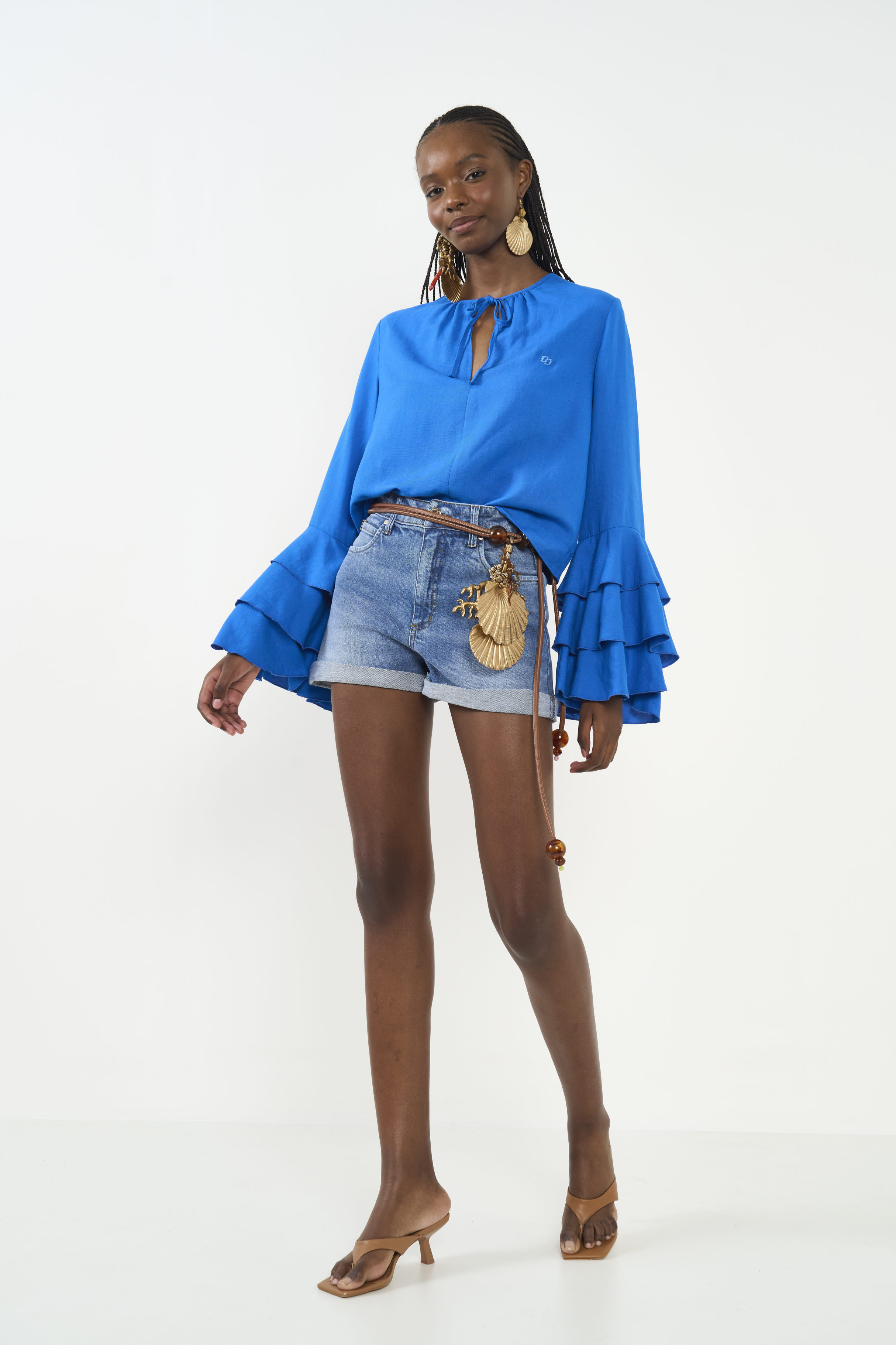 SHORT JEANS TAY 38 INDIGO