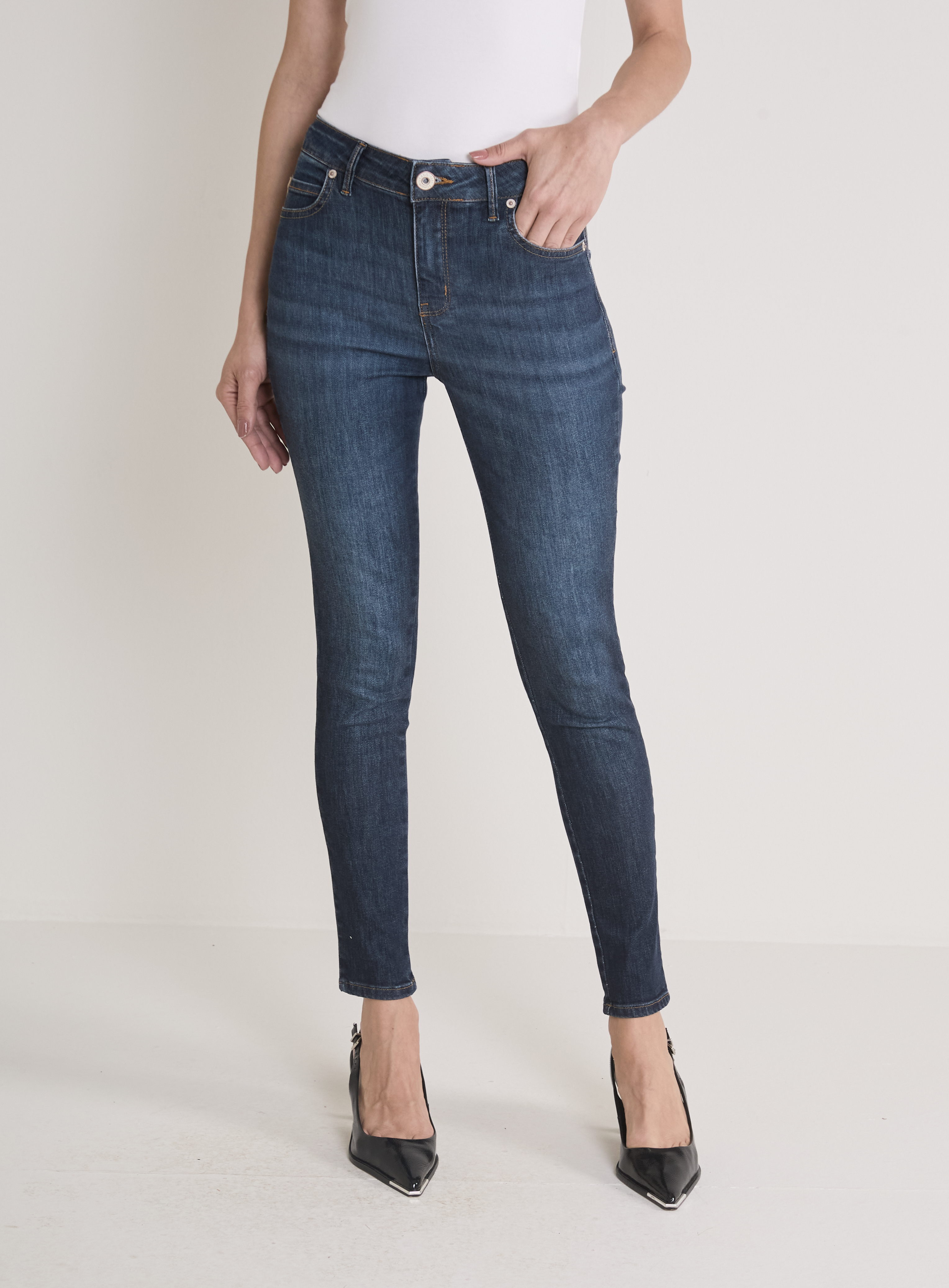 CALÇA JEANS MARISA 2 CIGARRETE 36 INDIGO