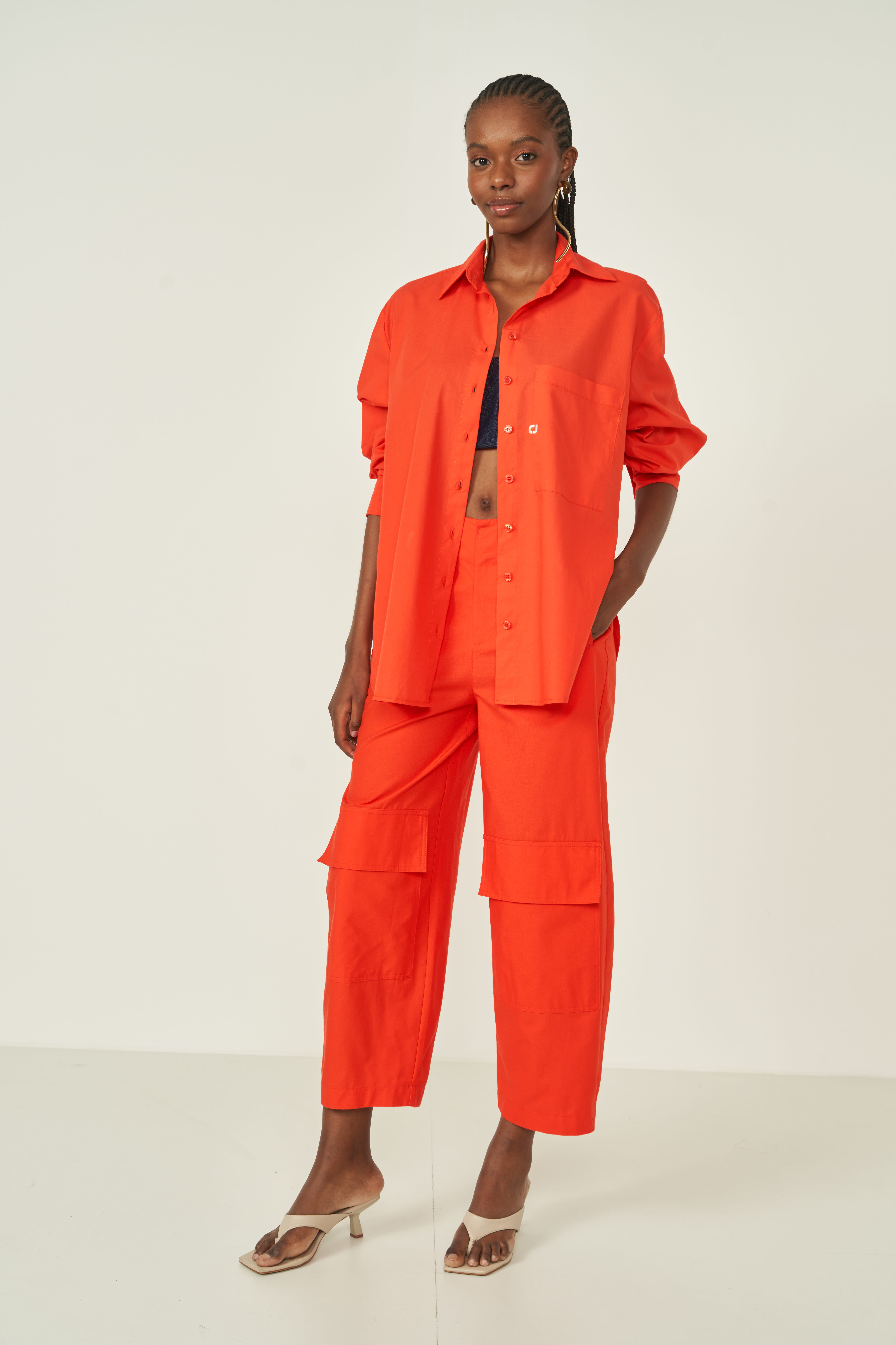 CAMISA COLCCI JEANS G LARANJA CELINE