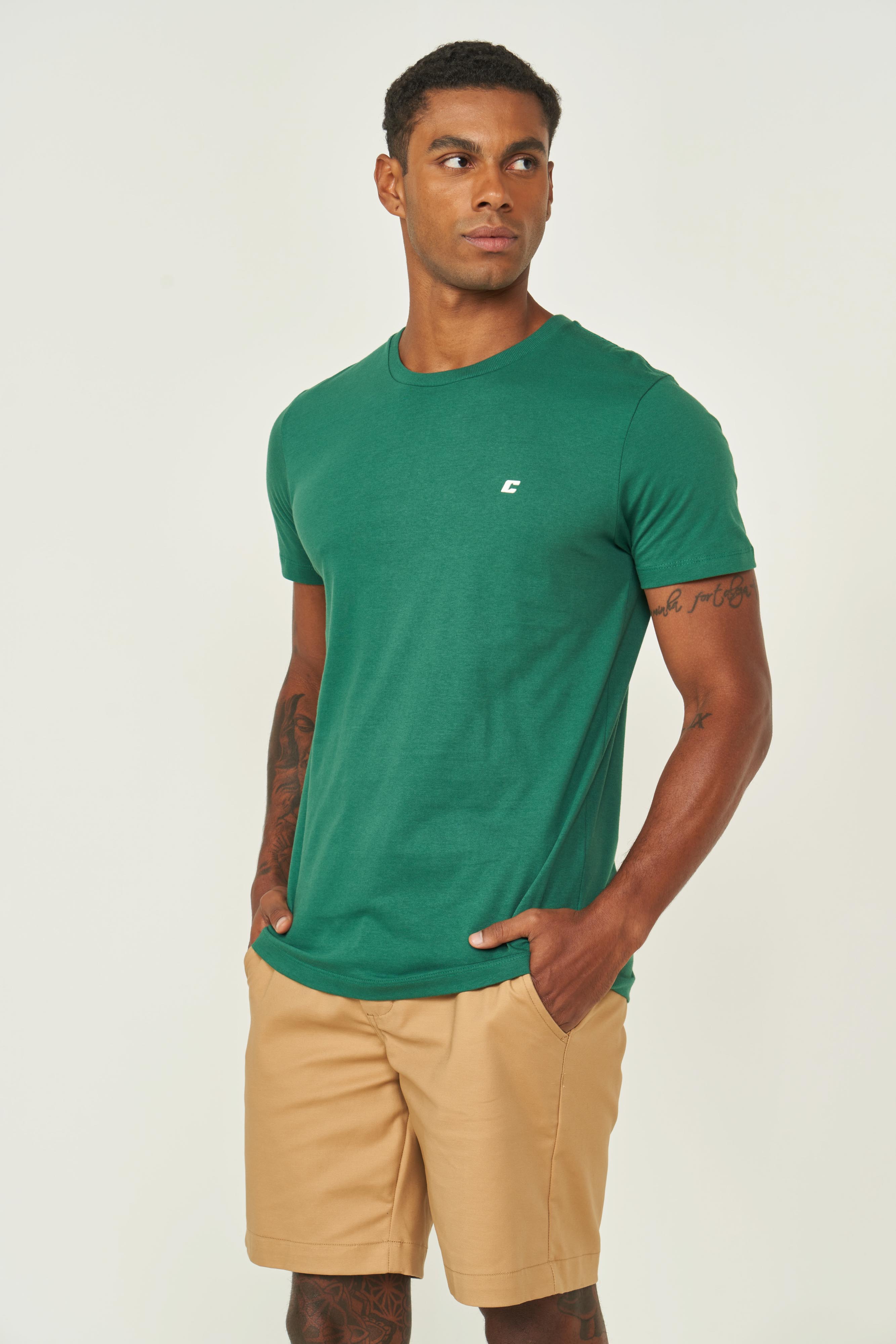 CAMISETA COLCCI M VERDE JIBOIA