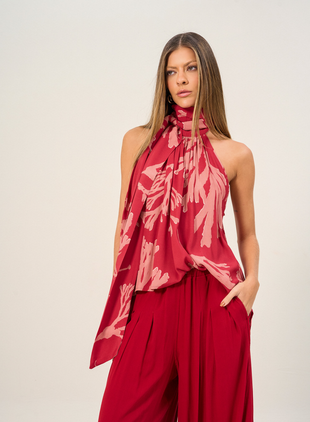 BLUSA ESTAMPADA G BOTAN.CHIC ROSE