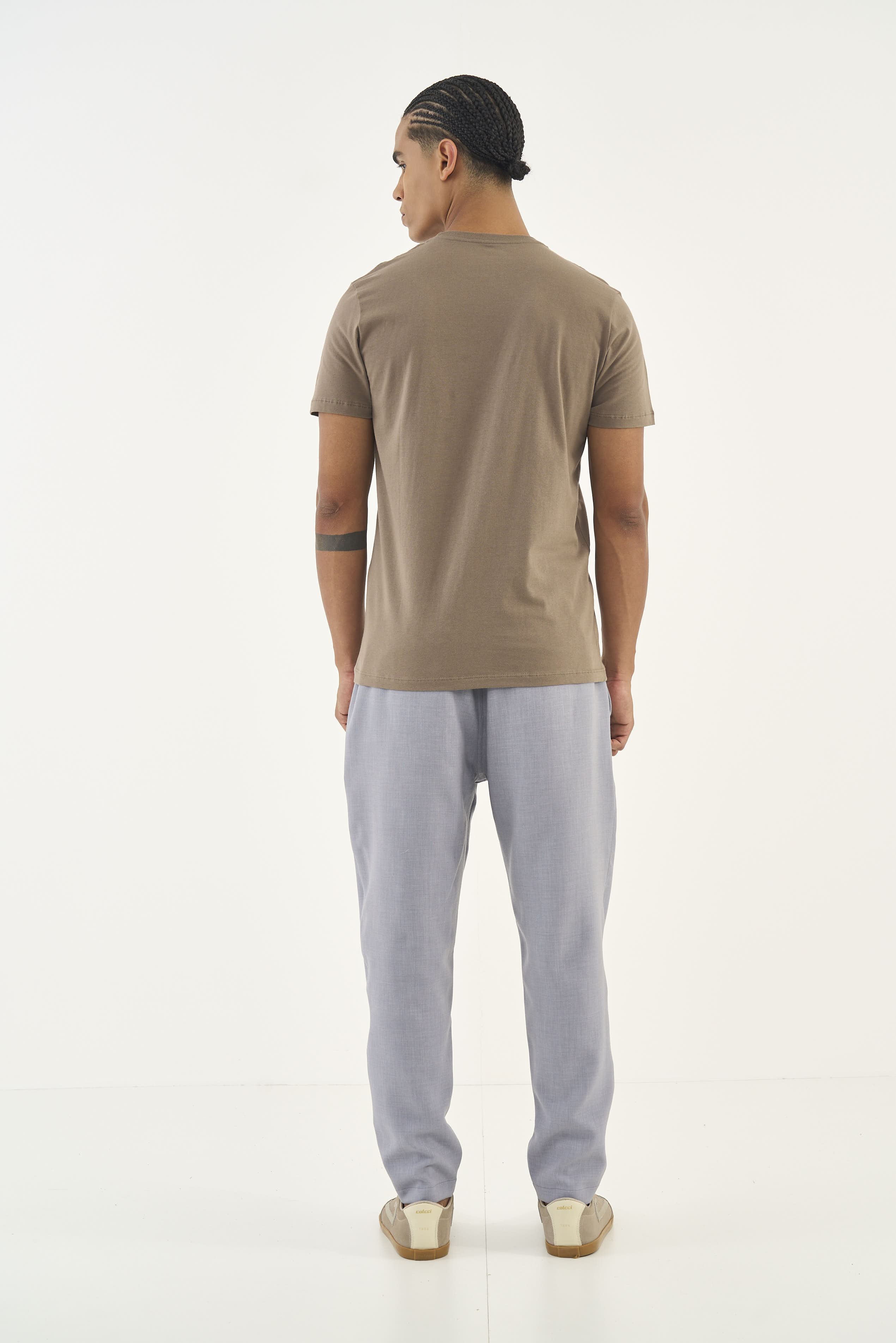 CAMISETA COLCCI GG BEGE CINZAS