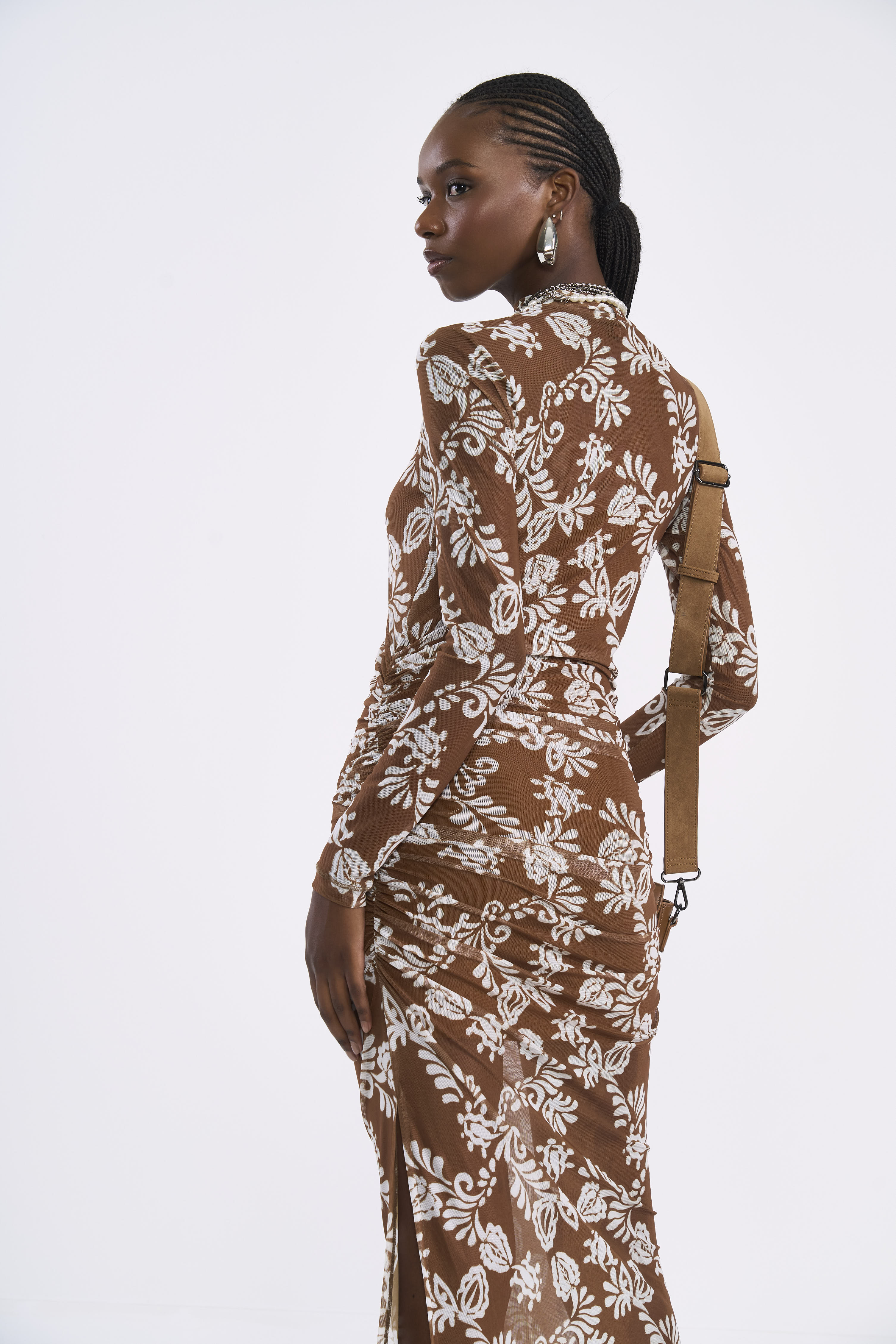 VESTIDO TULE ESTAMPADO M TERRA FLORAL