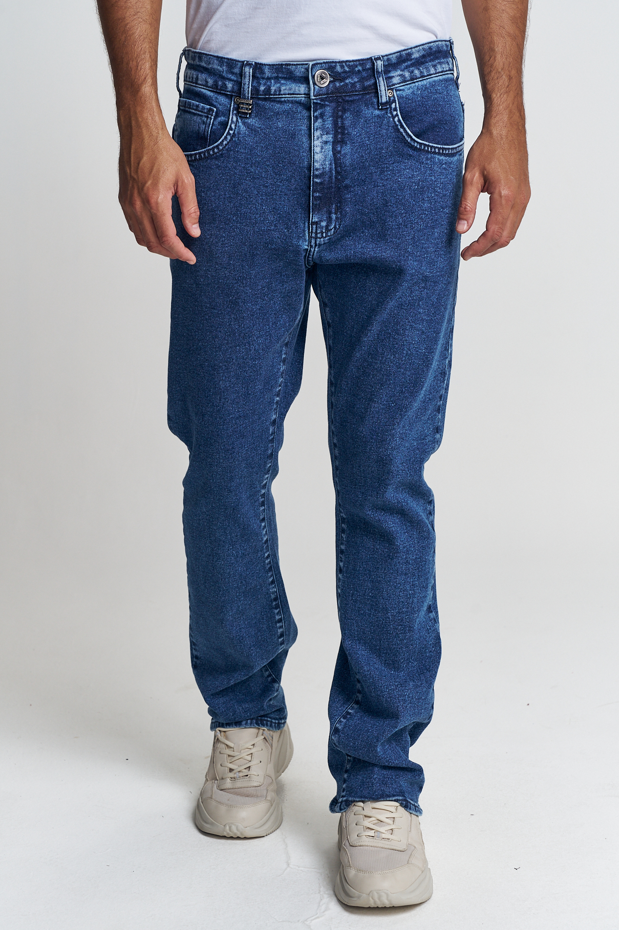 CALÇA JEANS LEO 42 INDIGO