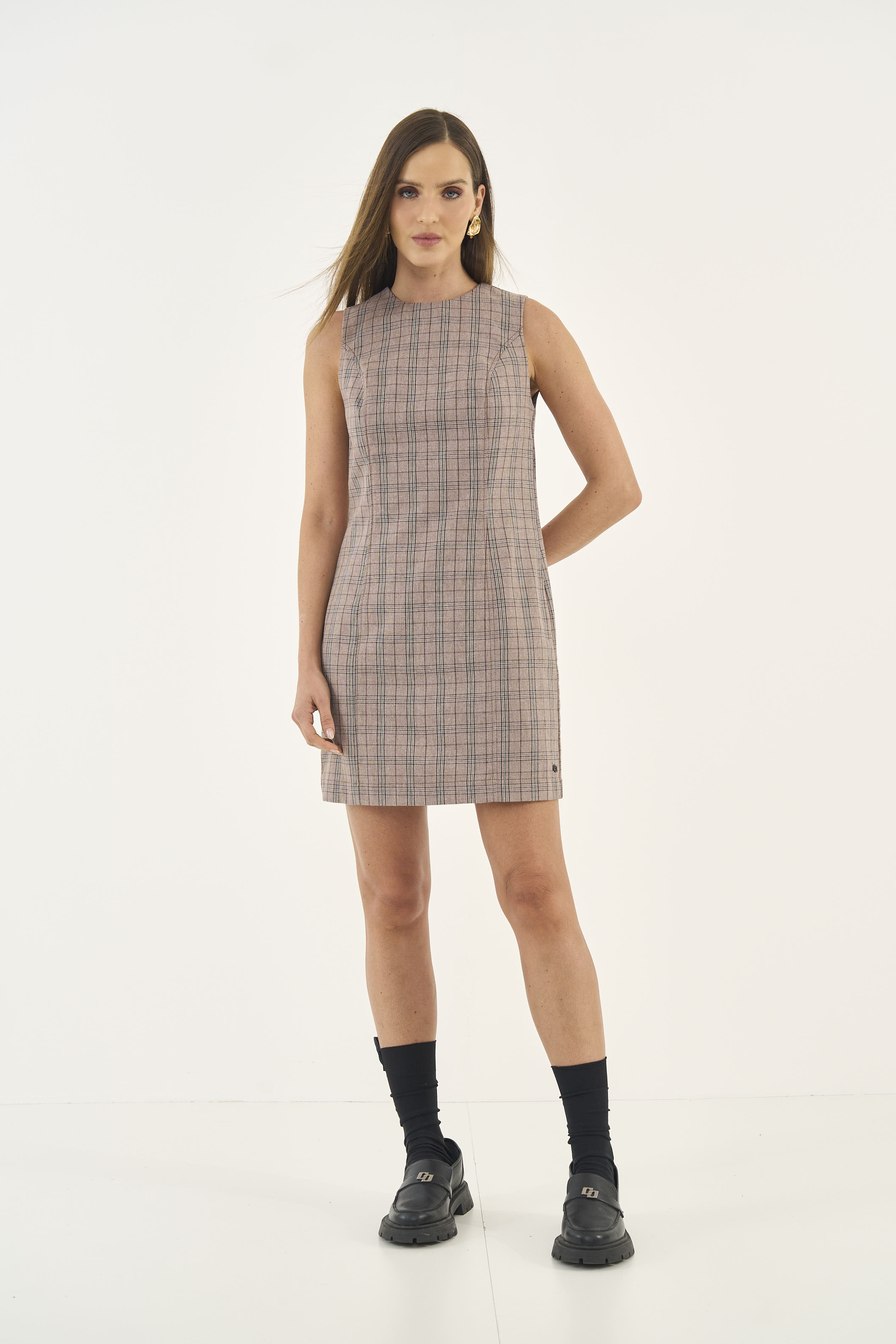 VESTIDO XADREZ PP MRR./PTO./OFF