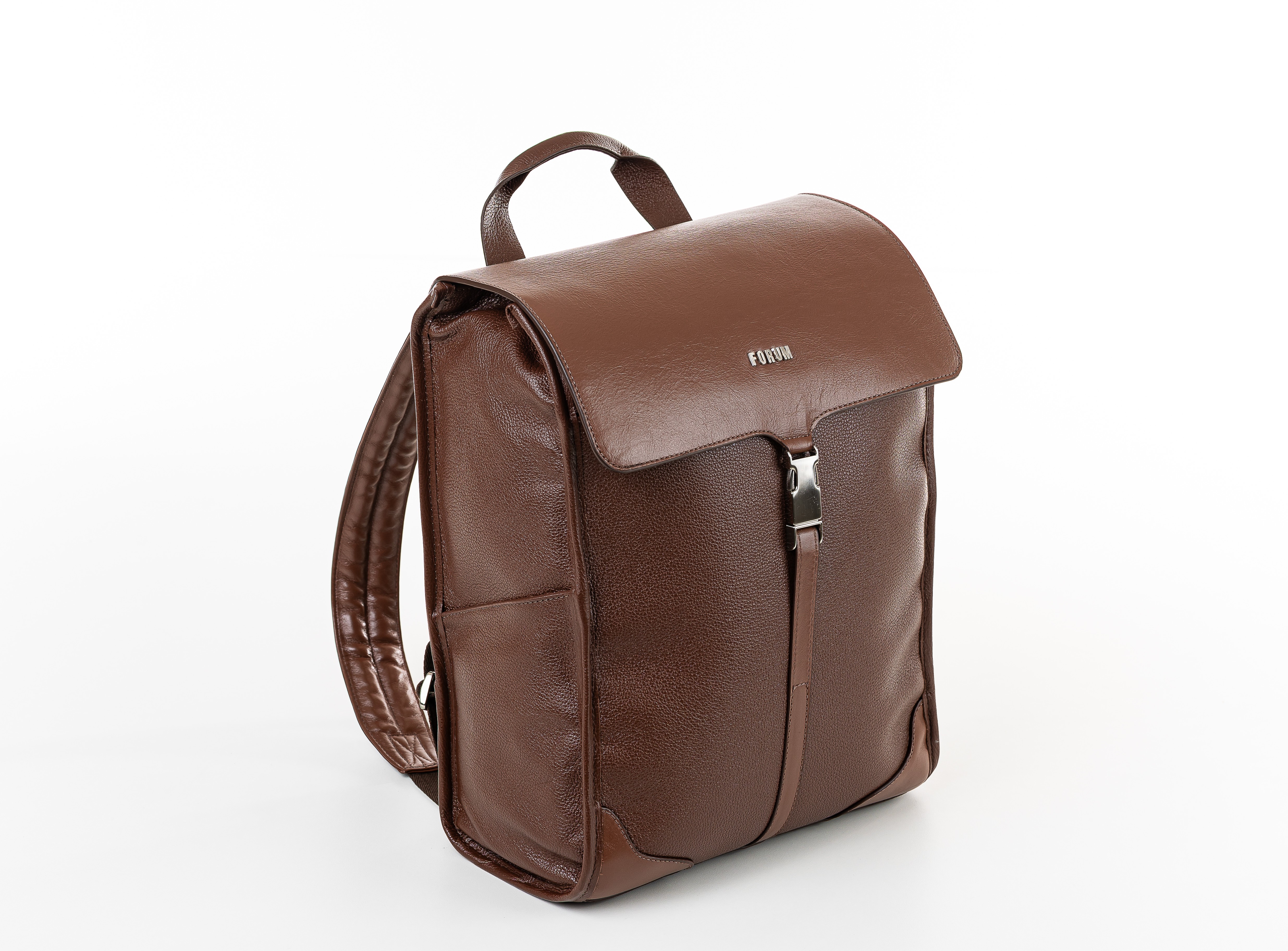 MOCHILA FORUM LEONARDO U MARROM ZEUS