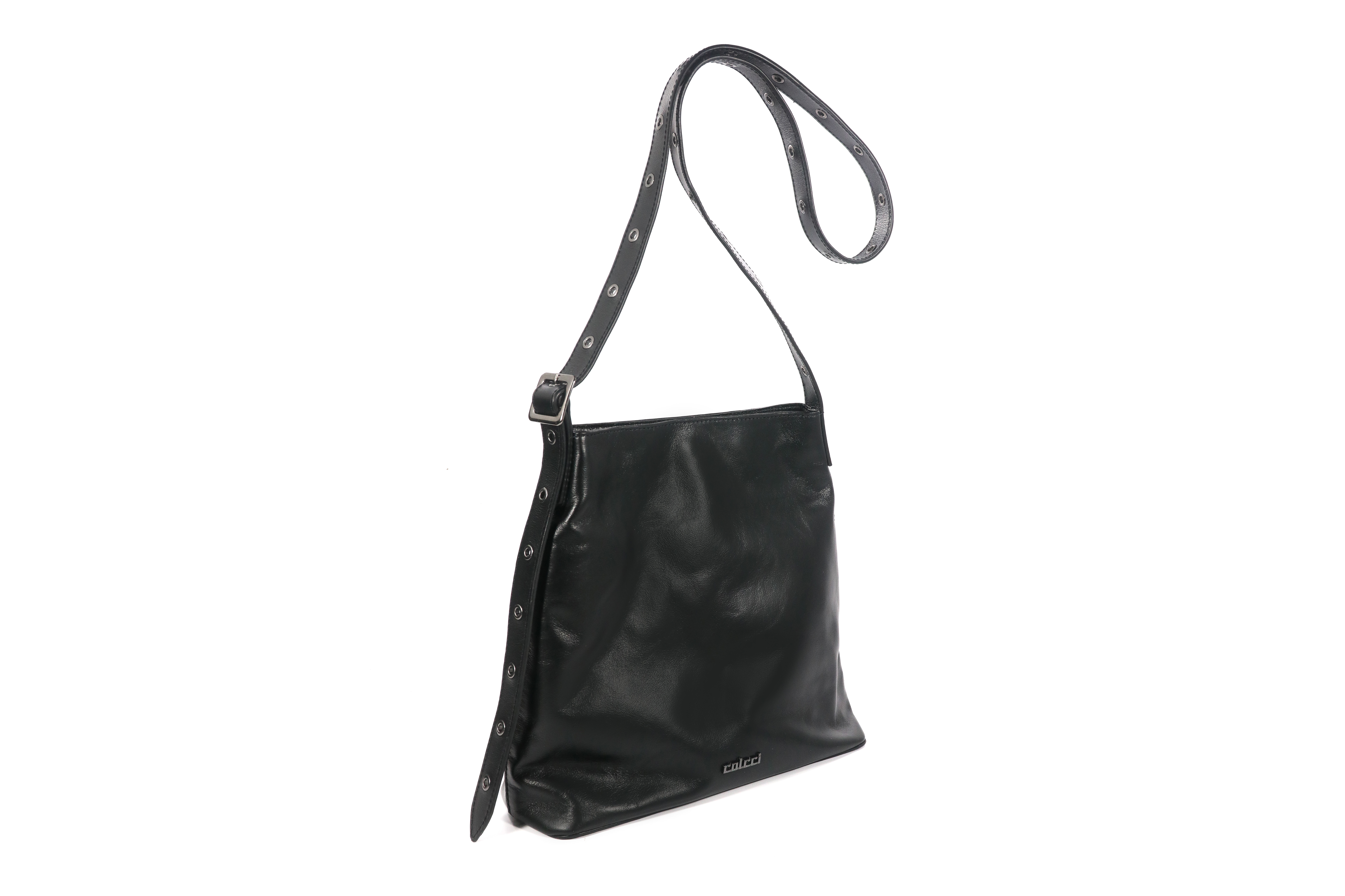 BOLSA COLCCI SHOULDER COURO U PRETO