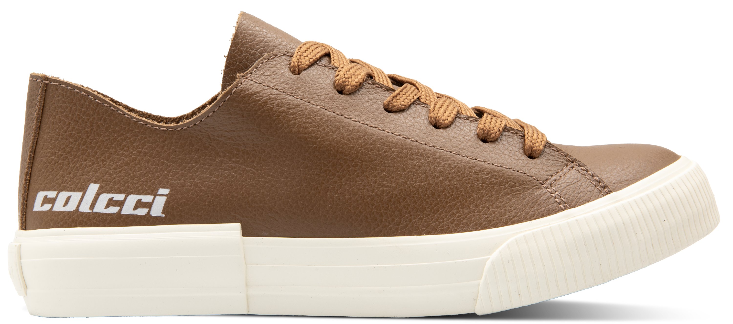 TENIS FEM COLCCI SIMPLE LEATHER 34 BRANCO